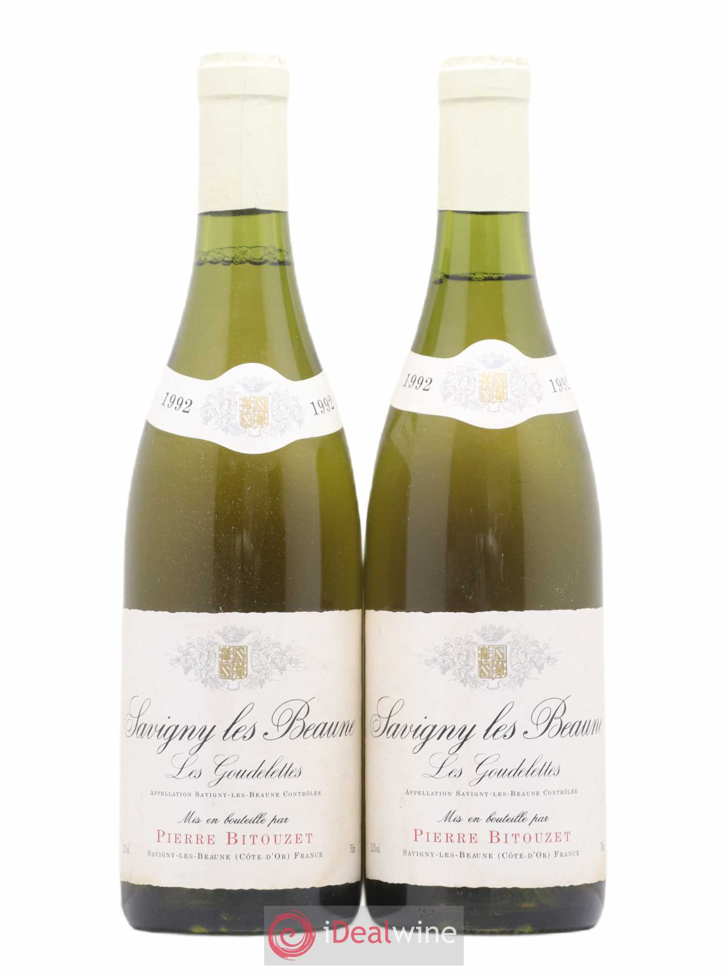 Savigny-lès-Beaune Les Goudelettes Pierre Bitouzet 1992 - Posten von 2 Flaschen - 0