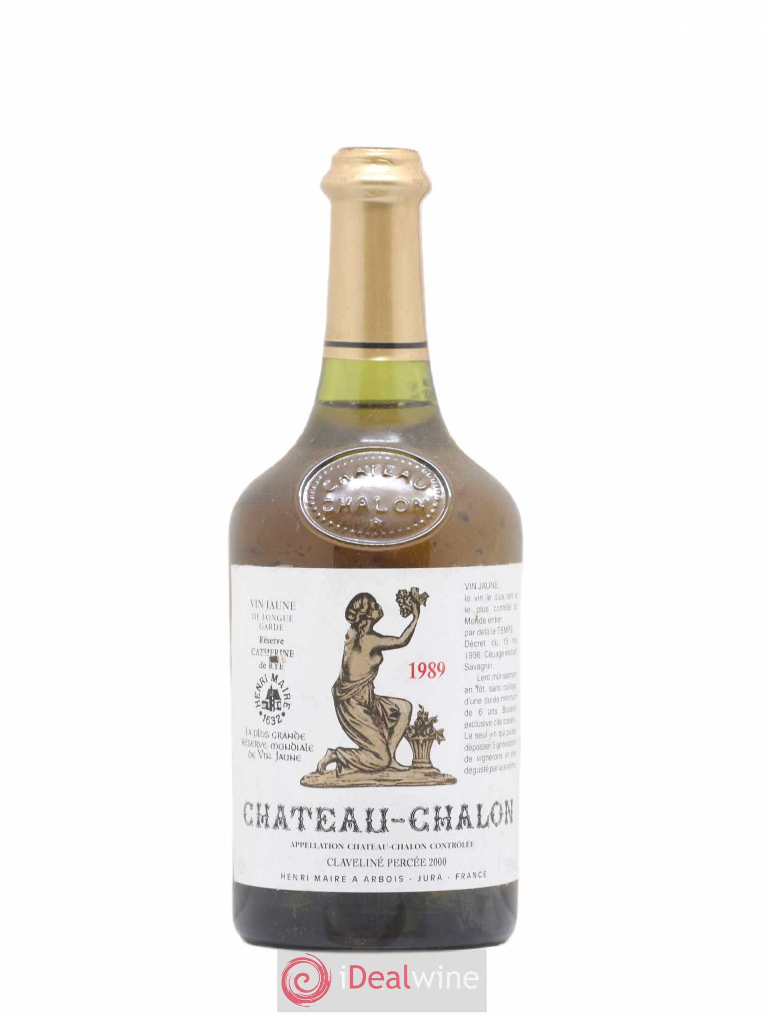 Château-Chalon Henri Maire Grande Reserve Catherine Cavelini Percée de rue 1989 - Posten von 1 Flasche - 0
