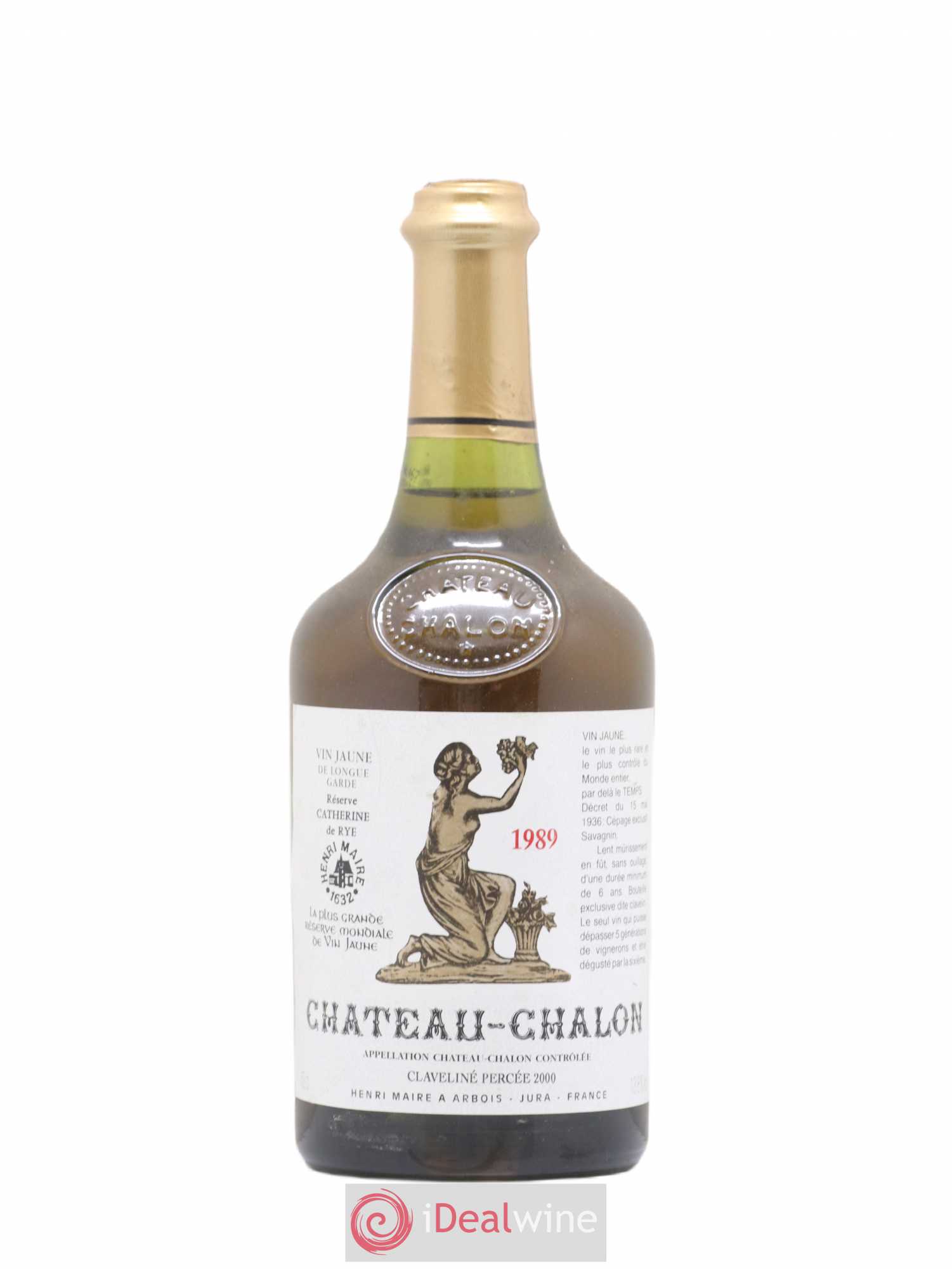 Château-Chalon Henri Maire Grande Reserve Catherine Cavelini Percée de rue 1989 - Posten von 1 Flasche - 0