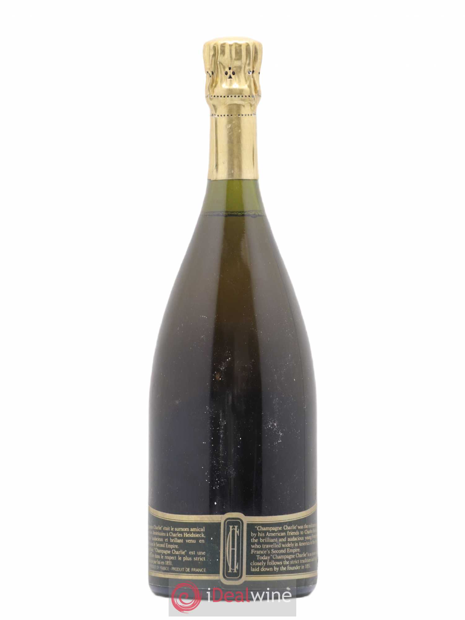 Réserve Charlie Charles Heidsieck 1979 - Lot de 1 bouteille - 1