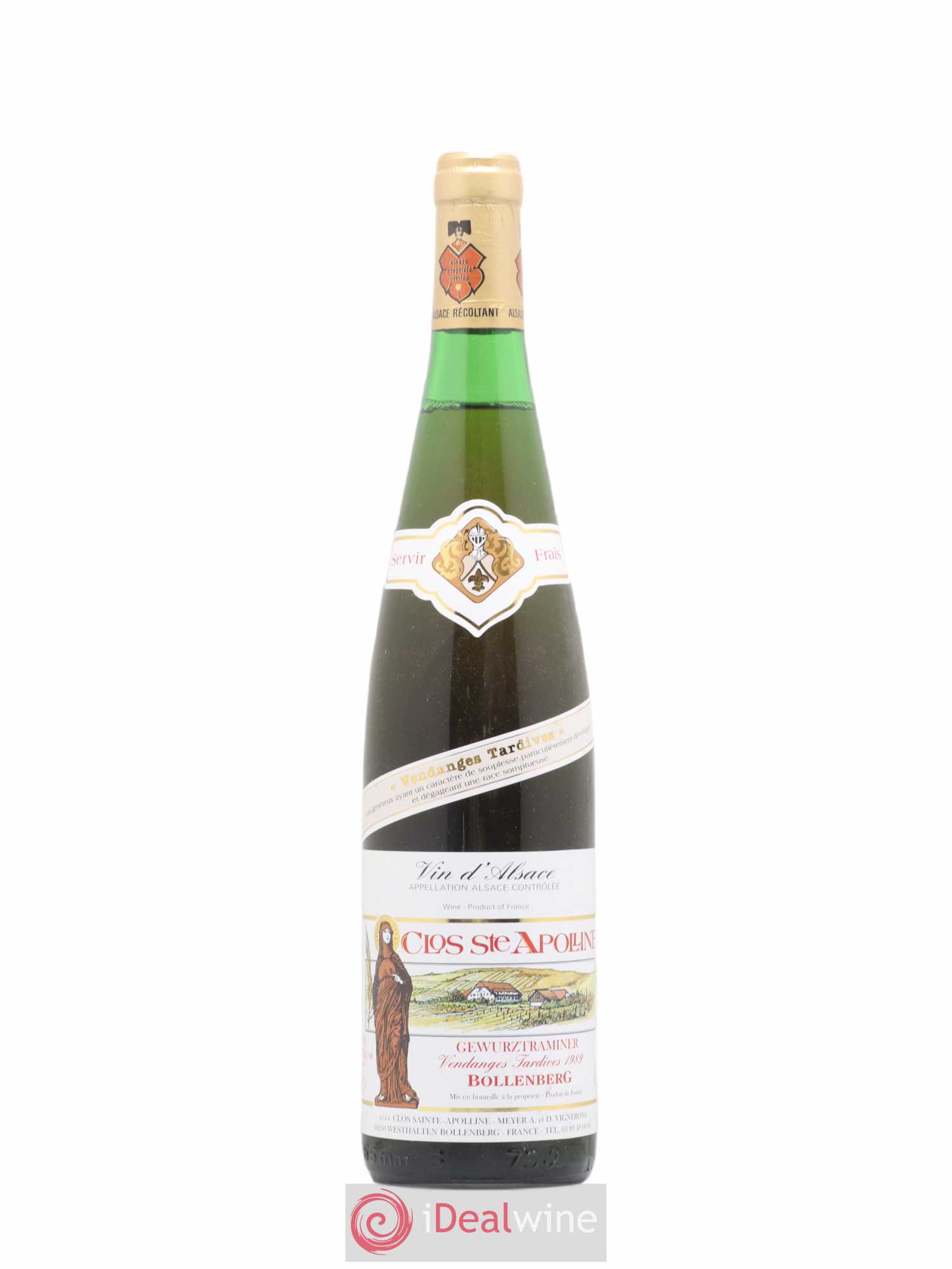 Gewurztraminer Selection de grains nobles Bollenberg Clos Sainte Appoline 1989 - Posten von 1 Flasche - 0