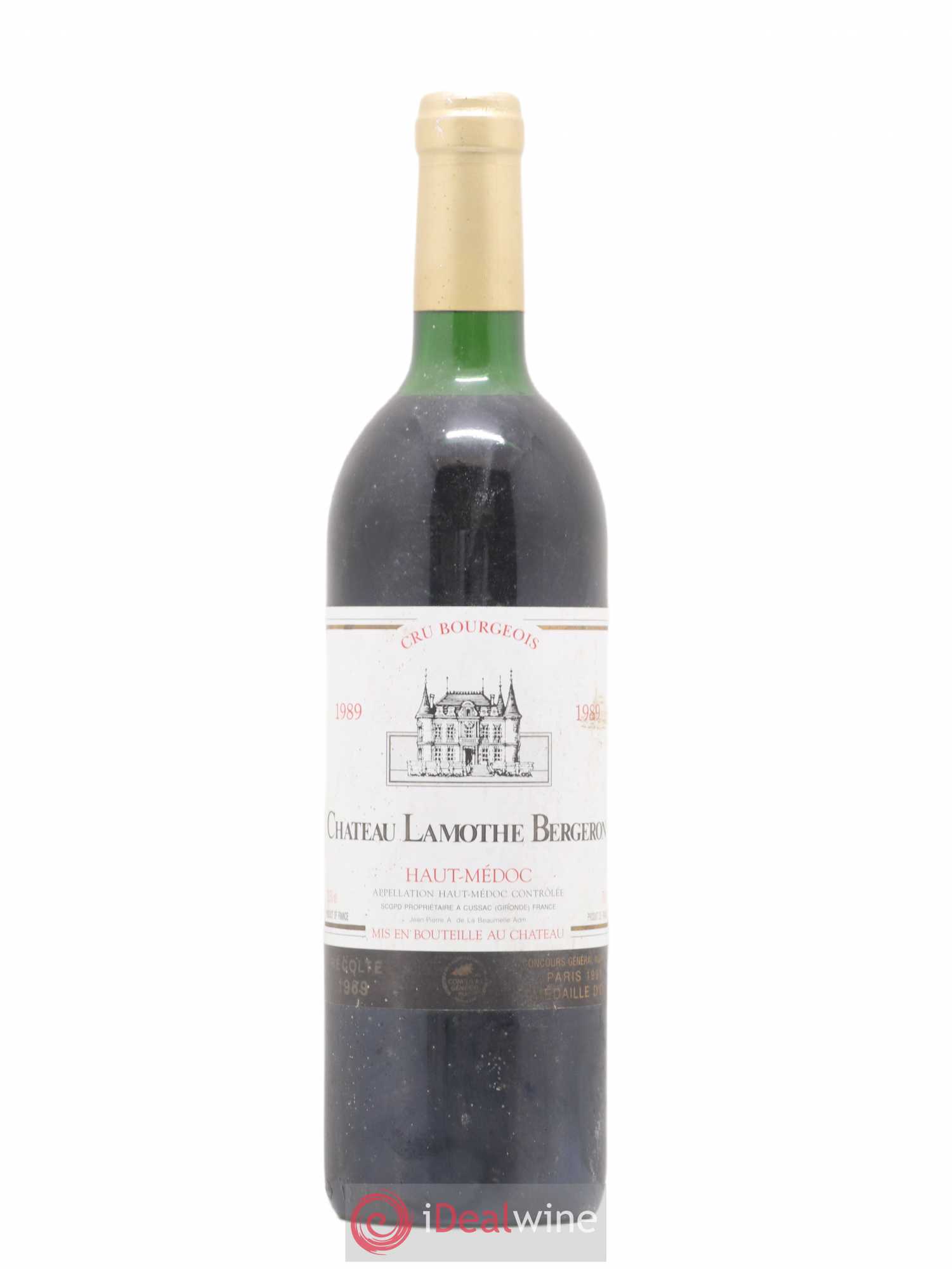 Château Lamothe Bergeron Cru Bourgeois 1989 - Lot de 1 bouteille - 0