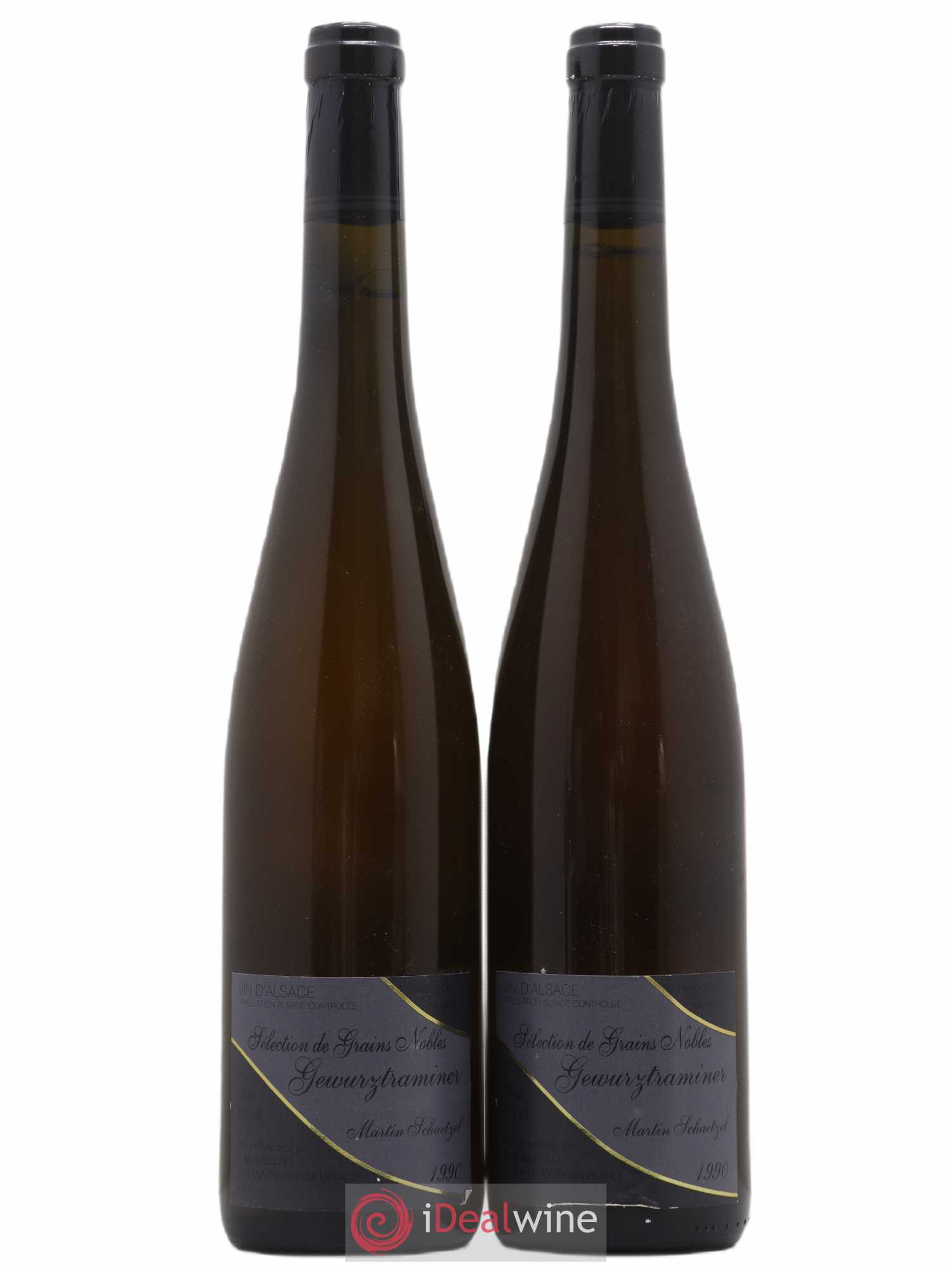 Gewurztraminer Sélection de Grains Nobles Martin Schaetzel 1990 - Lotto di 2 bottiglie - 0