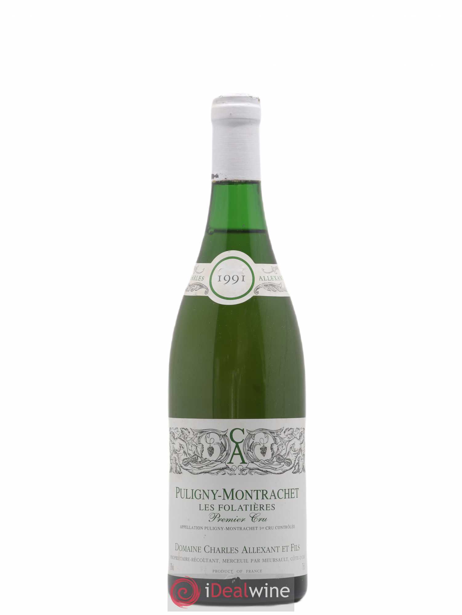 Puligny-Montrachet 1er Cru Les Folatieres Charles Allexant Et Fils 1991 - Lotto di 1 bottiglia - 0