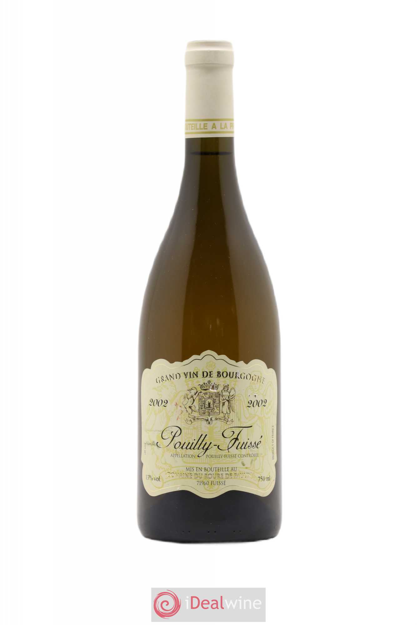 Pouilly-Fuissé Domaine du Roure de Paulin 2002 - Posten von 1 Flasche - 0