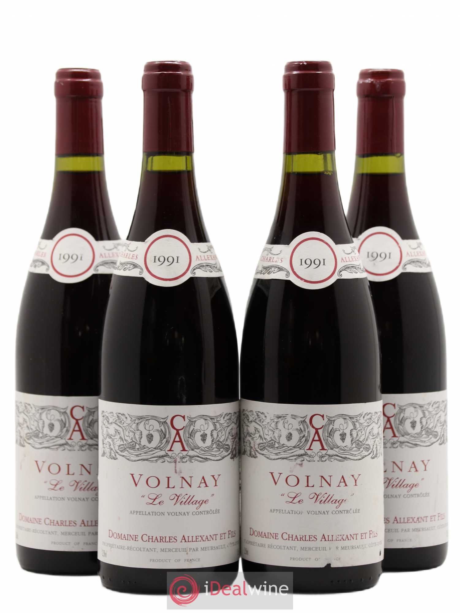 Volnay Charles Allexant et Fils 1991 - Posten von 4 Flaschen - 0