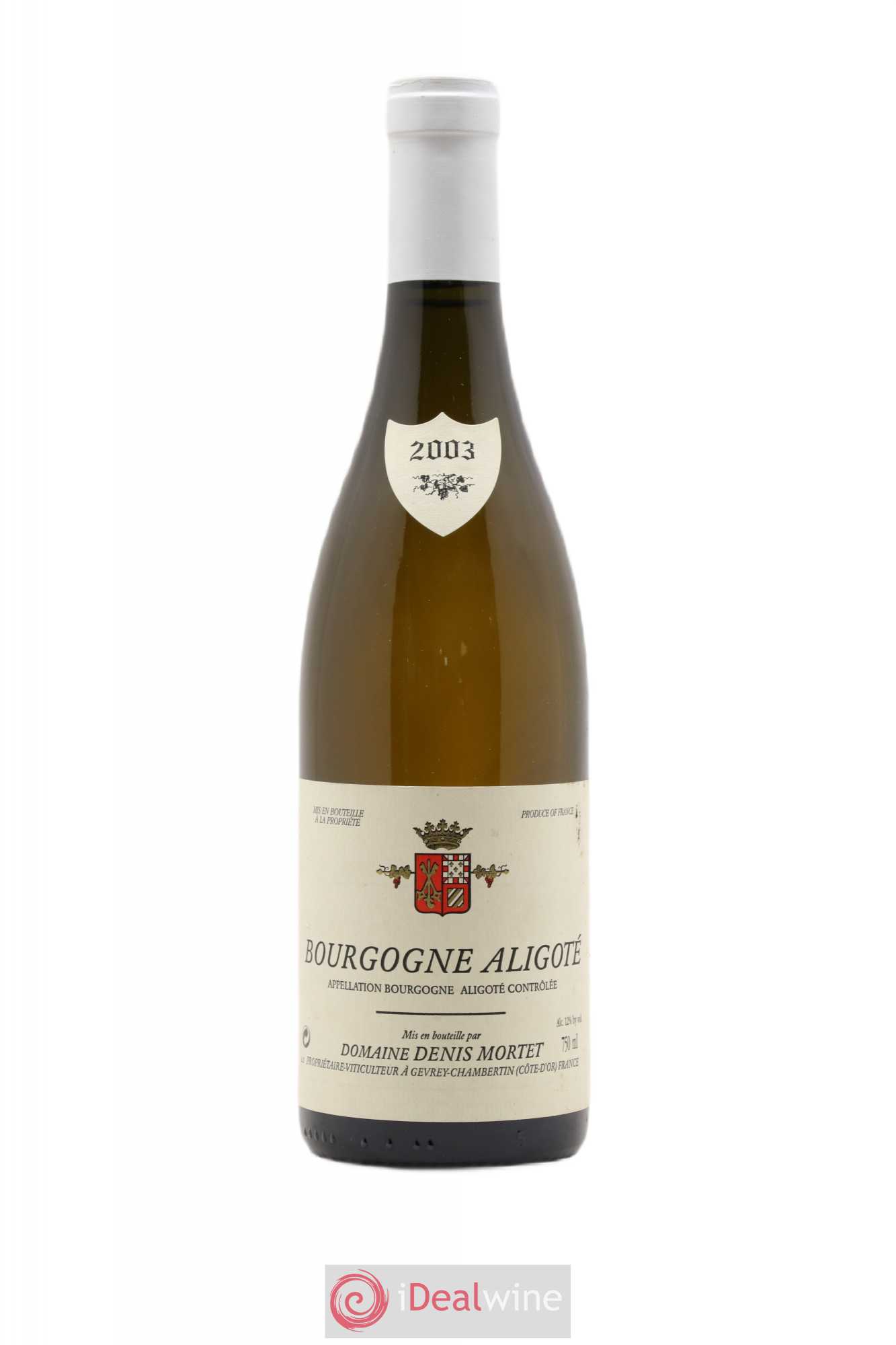 Bourgogne Aligoté Denis Mortet 2003 - Posten von 1 Flasche - 0