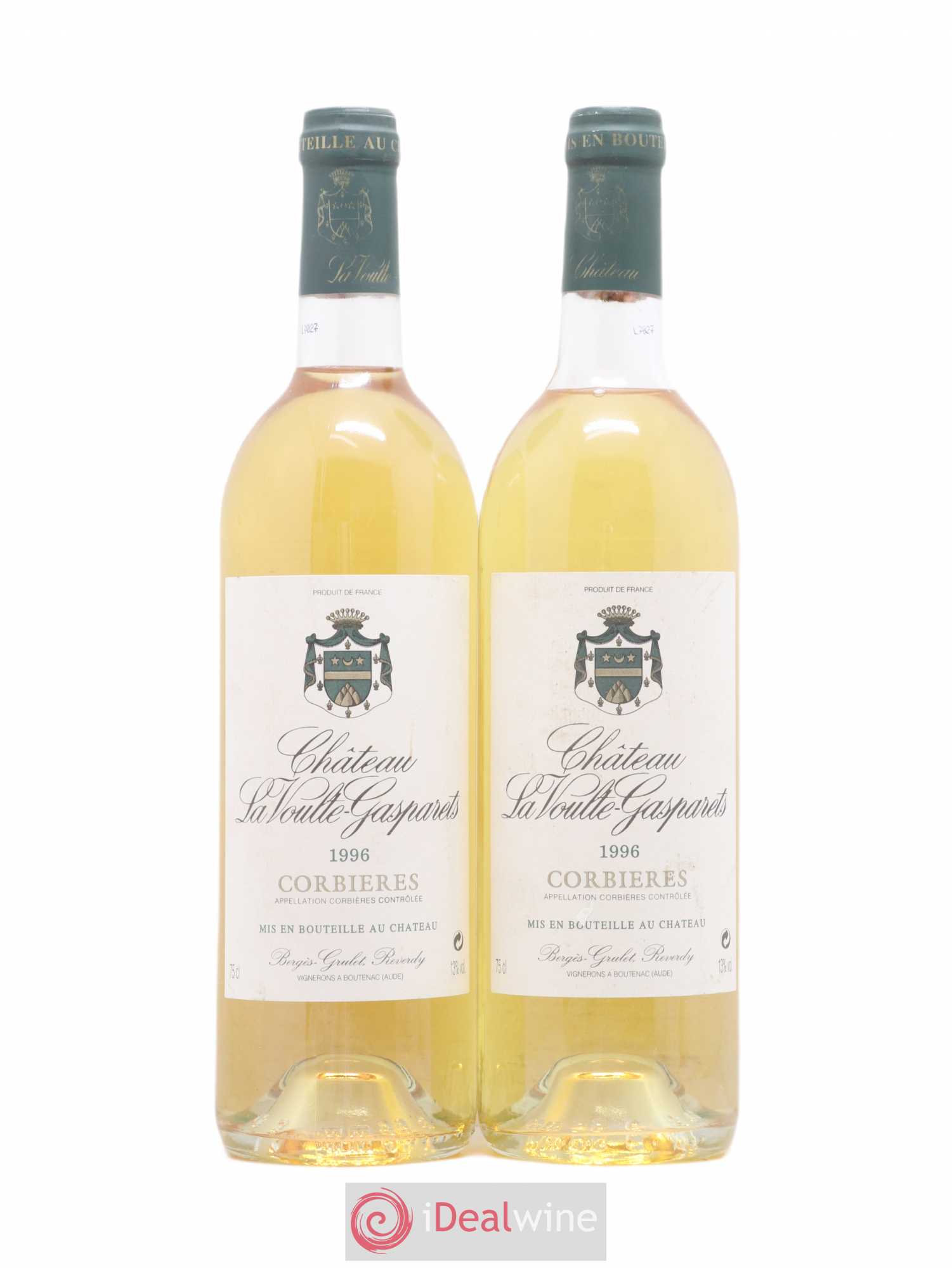 Corbières La Voulte Gasparets 1996 - Posten von 2 Flaschen - 0