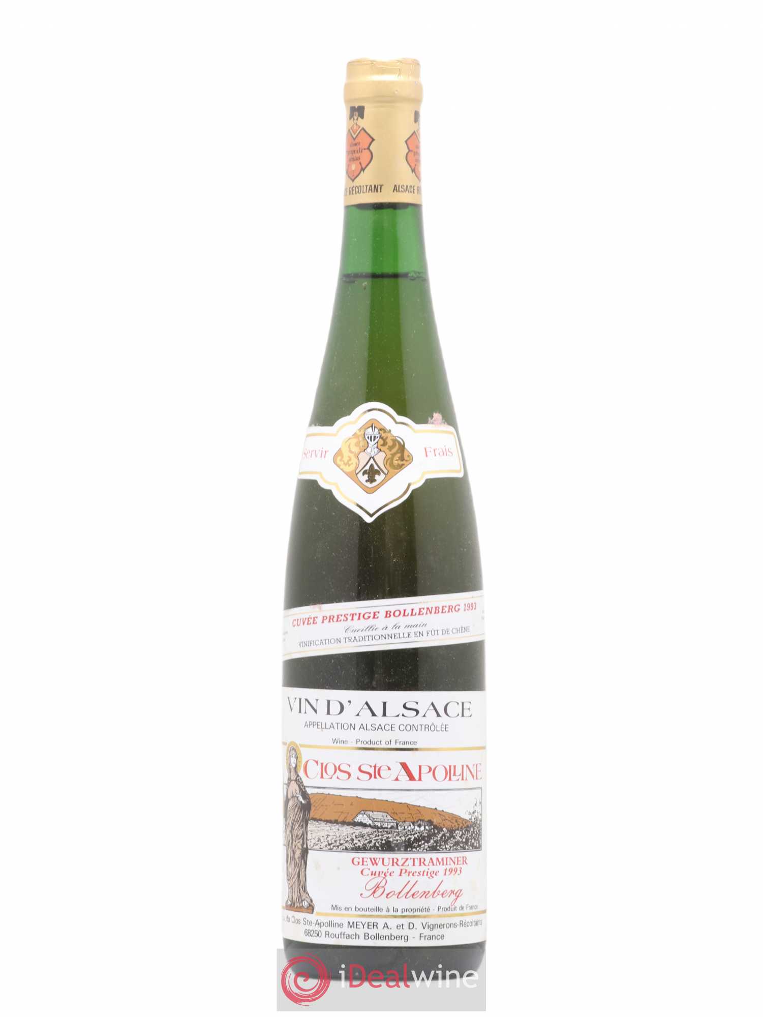 Gewurztraminer Cuvée Prestige Bollenberg Clos Sainte Appoline 1993 - Posten von 1 Flasche - 0