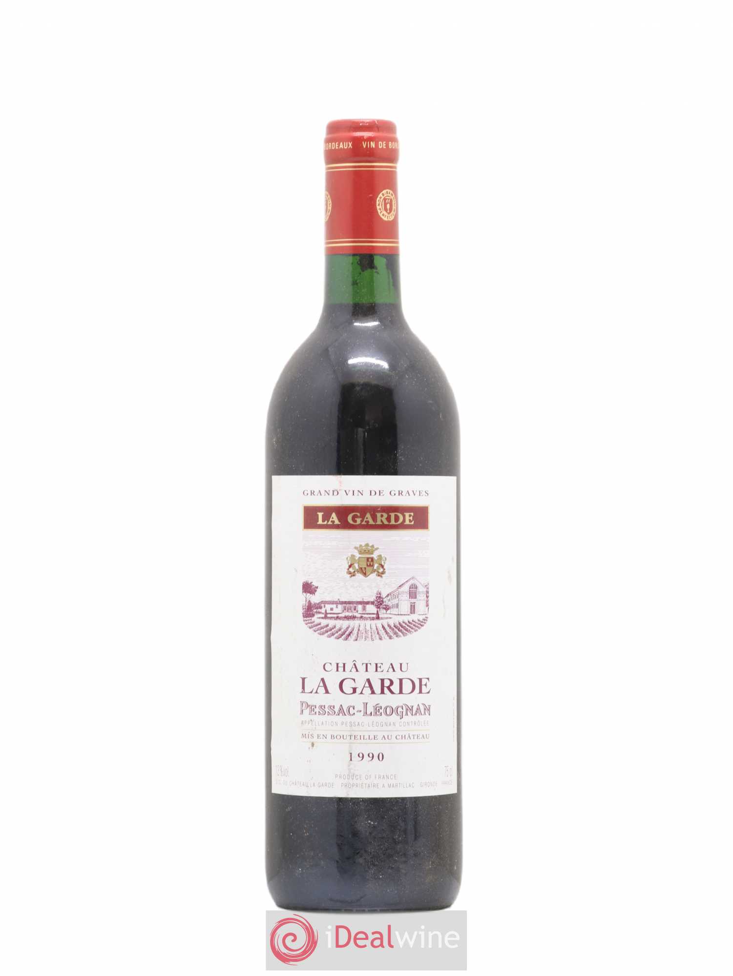 Château la Garde 1990 - Lot de 1 bouteille - 0