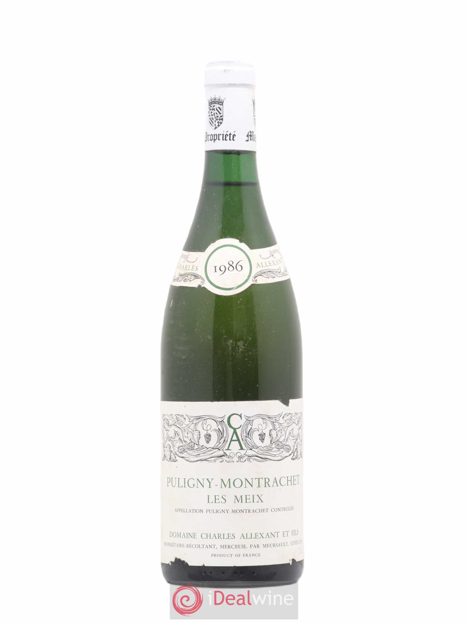 Puligny-Montrachet les Meix Charles Allexant 1986 - Posten von 1 Flasche - 0