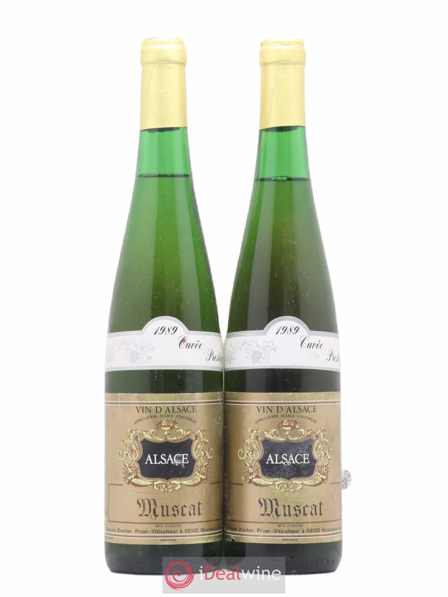 Muscat Cuvée prestige Germain Brucker (sans prix de réserve) 1989 - Posten von 2 Flaschen - 0