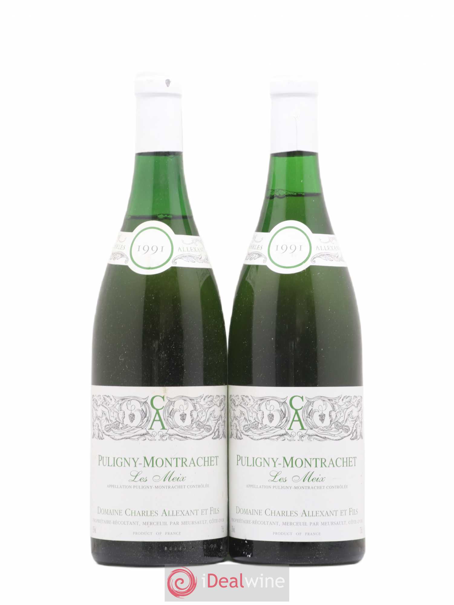 Puligny-Montrachet Les Meix Charles Allexant et Fils 1991 - Posten von 2 Flaschen - 0