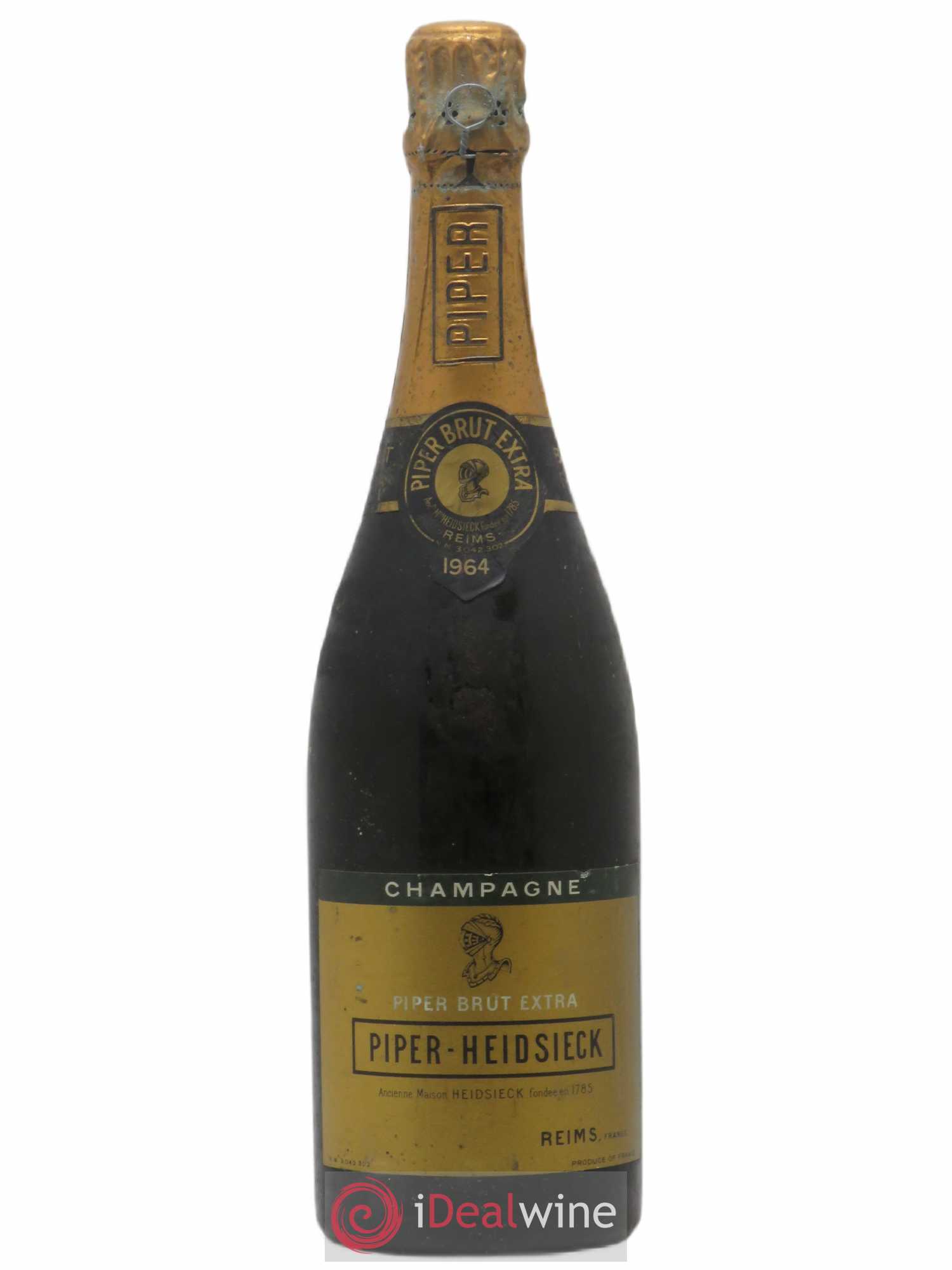 Champagne Piper Heidsieck Brut Extra 1964 - Posten von 1 Flasche - 0