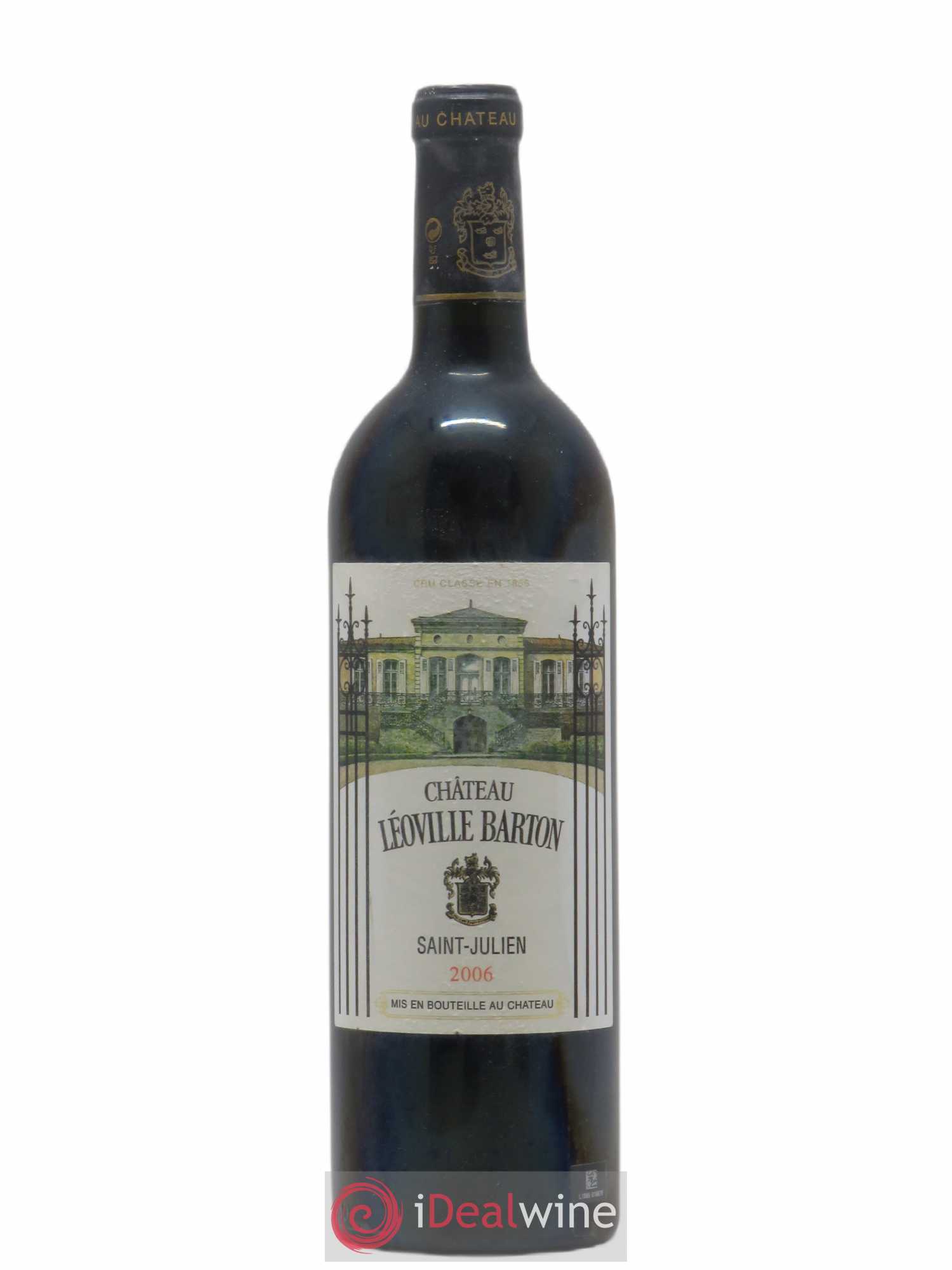 Château Léoville Barton 2ème Grand Cru Classé 2006 - Lot de 1 bouteille - 0