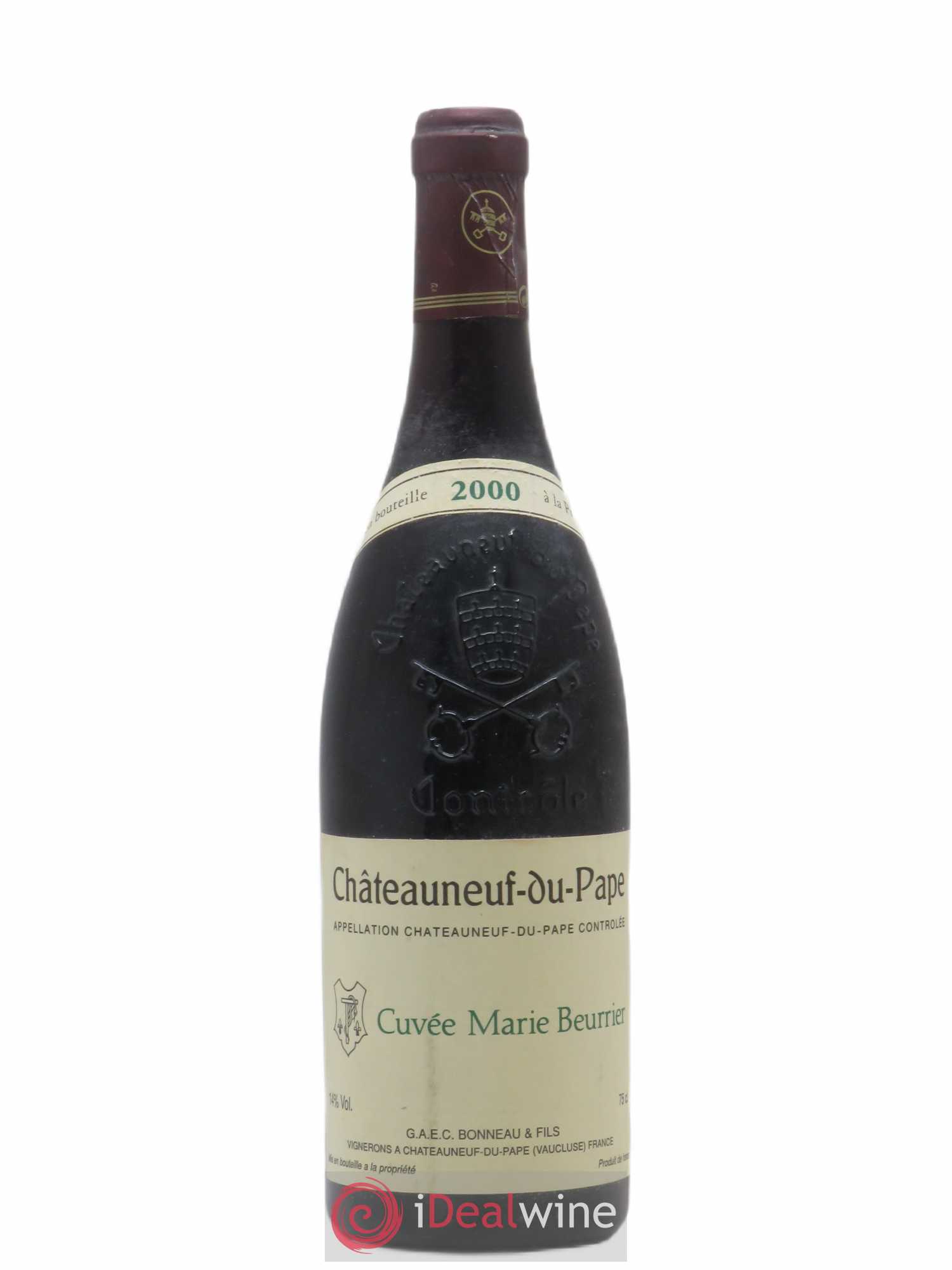 Châteauneuf-du-Pape Marie Beurrier Henri Bonneau & Fils 2000 - Lot de 1 bouteille - 0