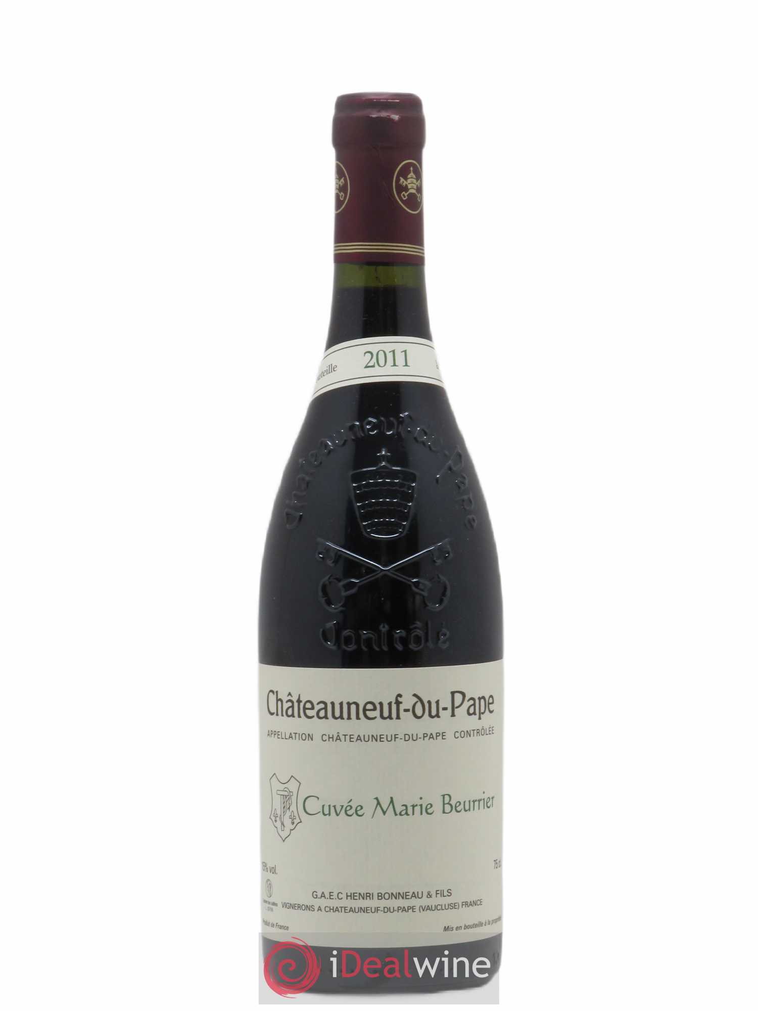 Châteauneuf-du-Pape Marie Beurrier Henri Bonneau & Fils 2011 - Lot de 1 bouteille - 0