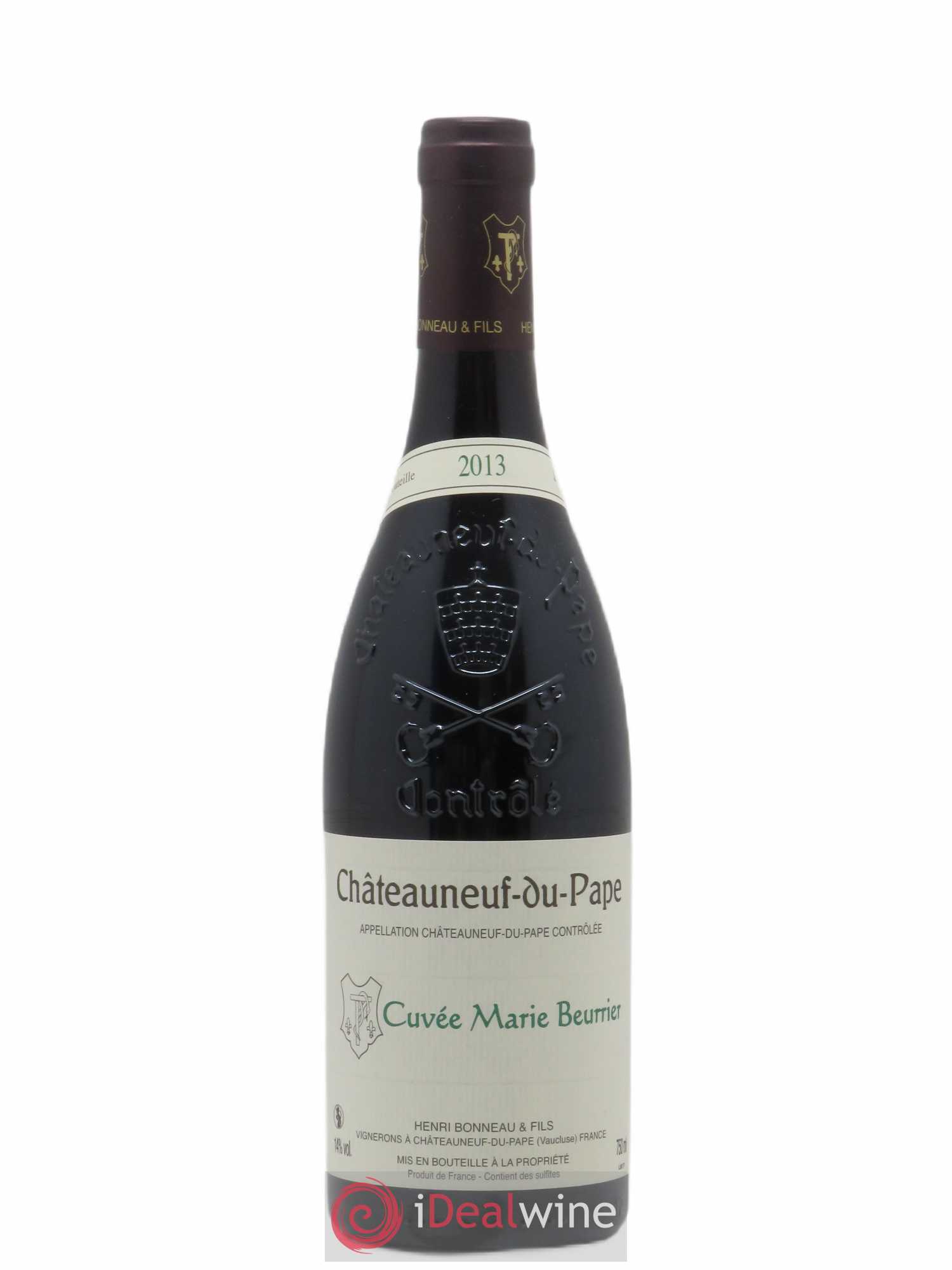 Châteauneuf-du-Pape Marie Beurrier Henri Bonneau & Fils 2013 - Lot de 1 bouteille - 0