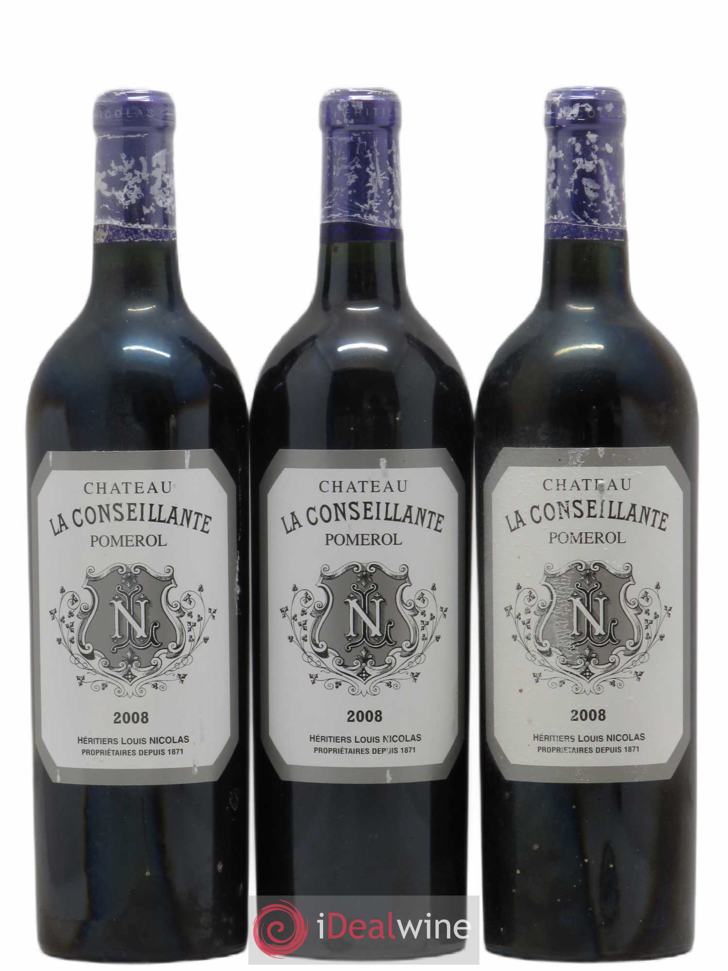 Château la Conseillante 2008 - Lot de 3 bouteilles - 0