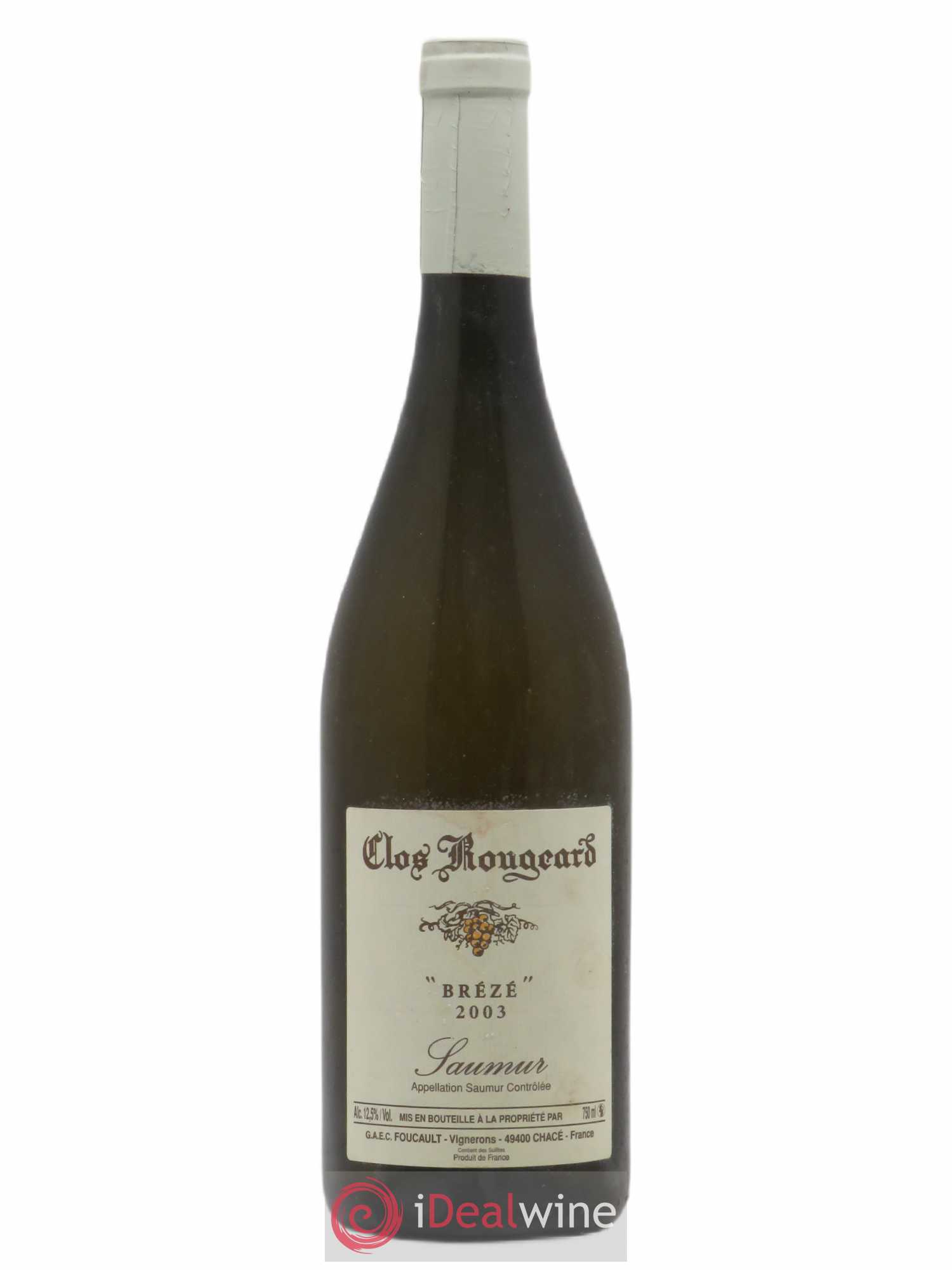 Saumur Brézé Clos Rougeard 2003 - Posten von 1 Flasche - 0