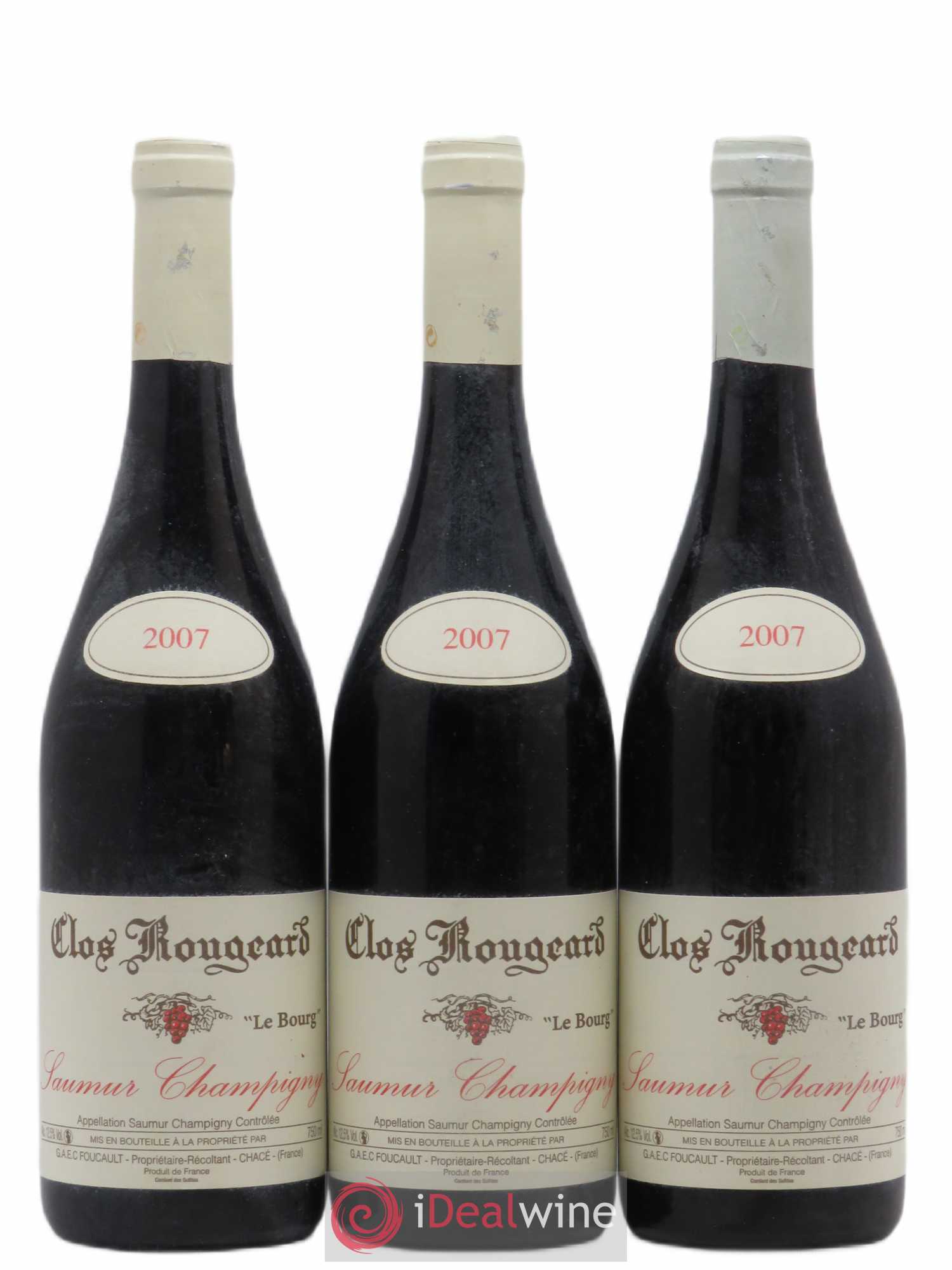 Saumur-Champigny Le Bourg Clos Rougeard 2007 - Lot de 3 bouteilles - 0