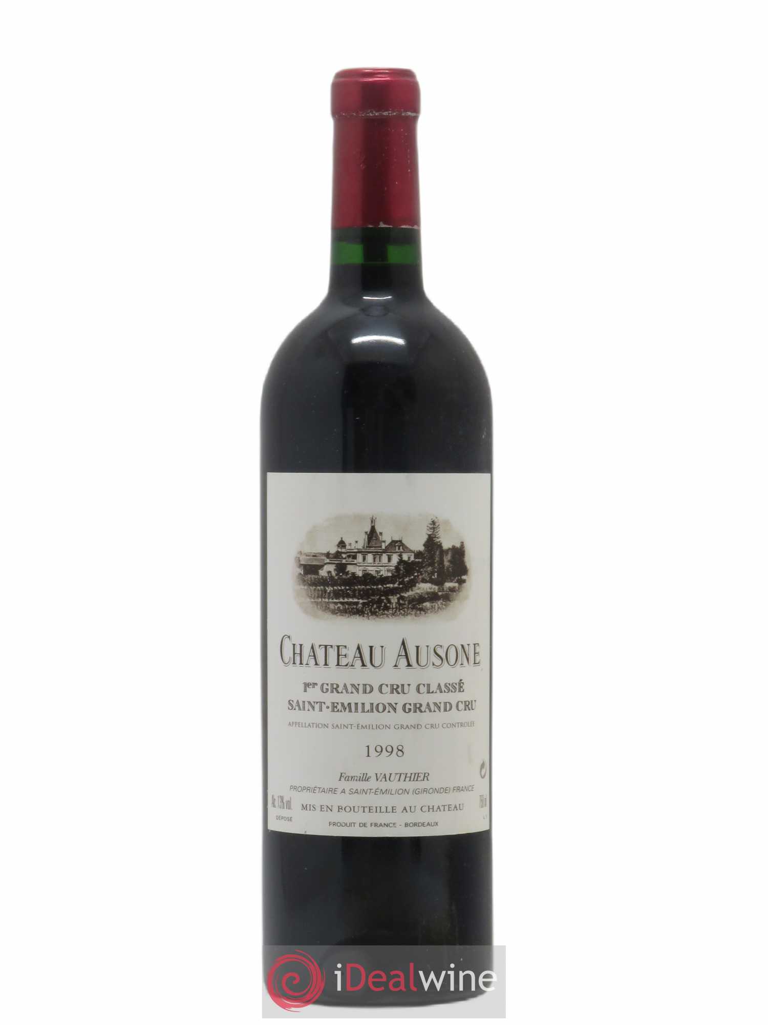 Château Ausone 1er Grand Cru Classé A 1998 - Lot de 1 bouteille - 0