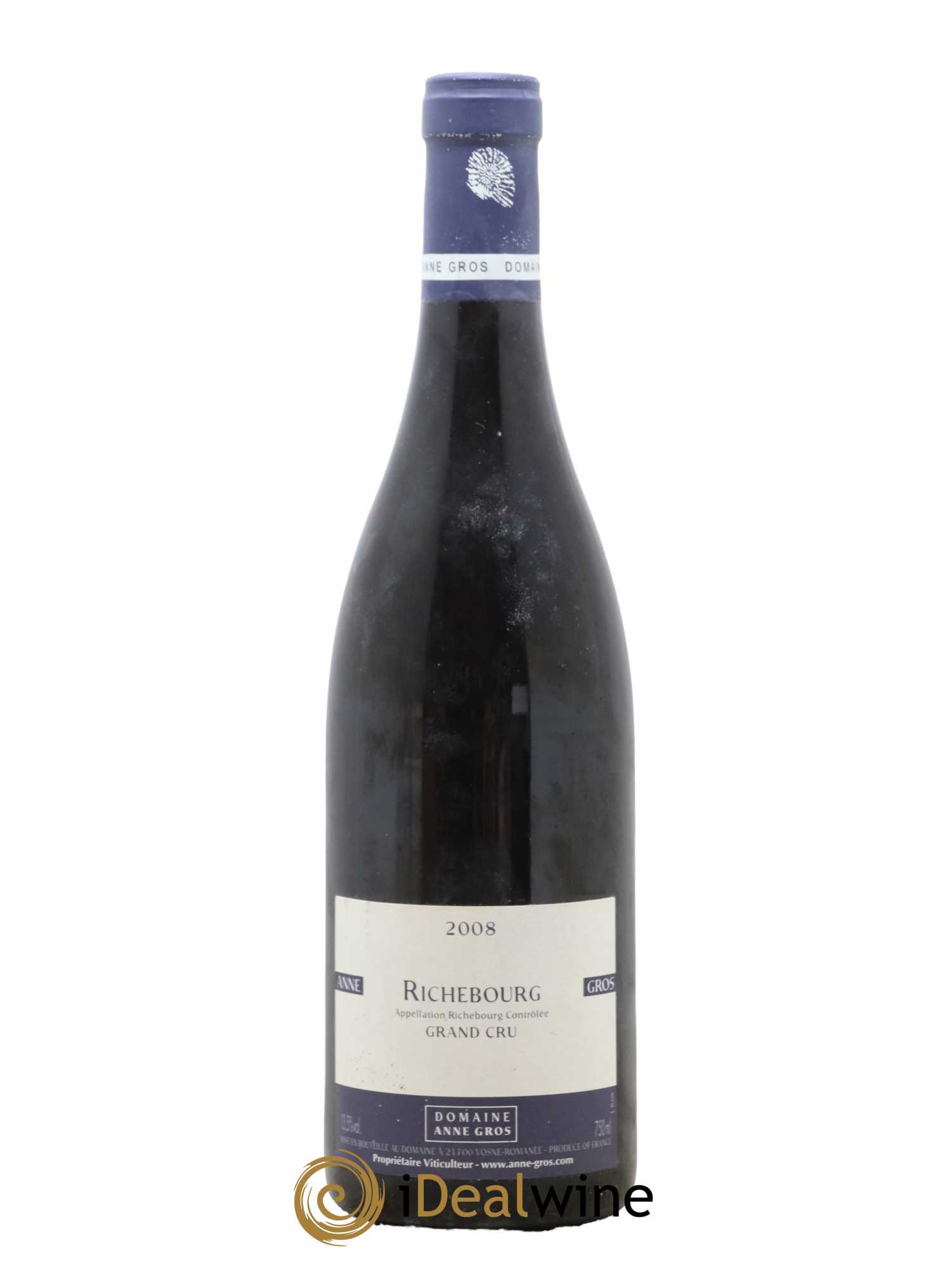 Richebourg Grand Cru Anne Gros 2008 - Lot de 1 bouteille - 0