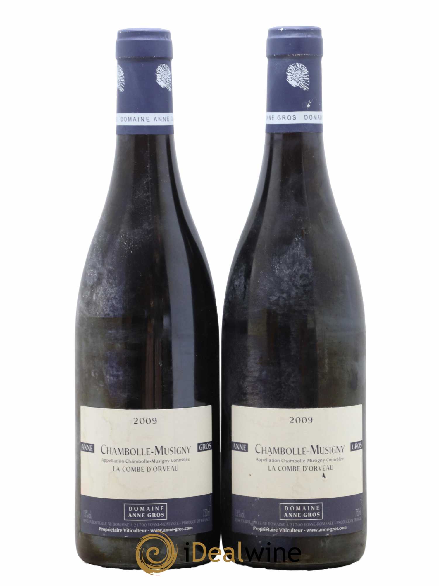 Chambolle-Musigny La Combe d'Orveau Anne Gros 2009 - Lot de 2 bouteilles - 0
