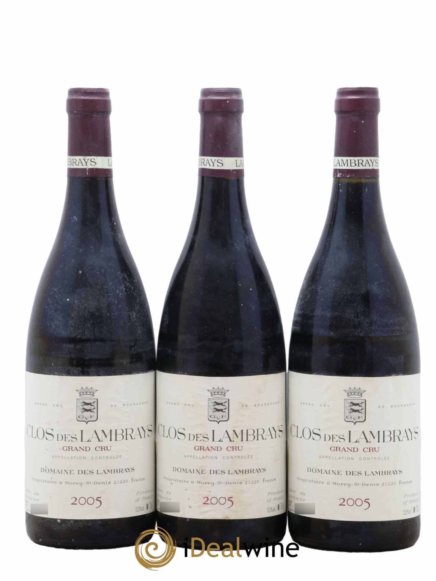 Clos des Lambrays Grand Cru Domaine des Lambrays 2005 - Lot de 3 bouteilles - 0