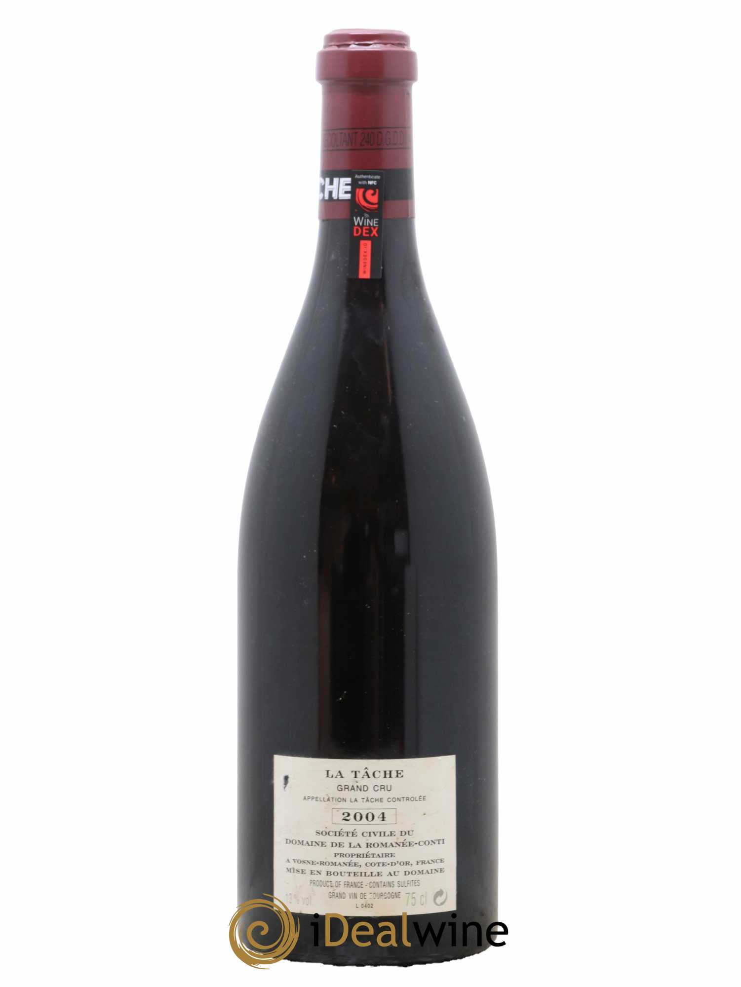 La Tâche Grand Cru Domaine de la Romanée-Conti 2004 - Lot de 1 bouteille - 1