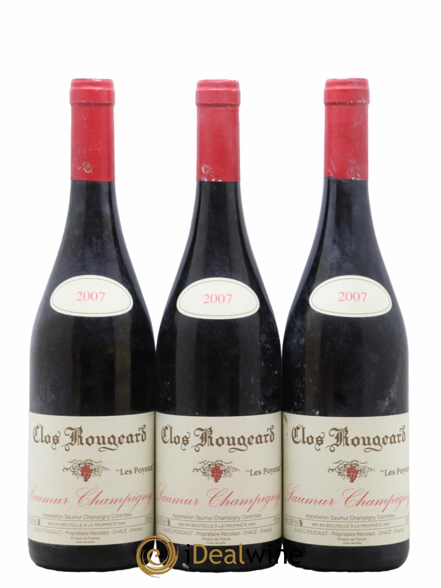Saumur-Champigny Les Poyeux Clos Rougeard 2007 - Lot de 3 bouteilles - 0