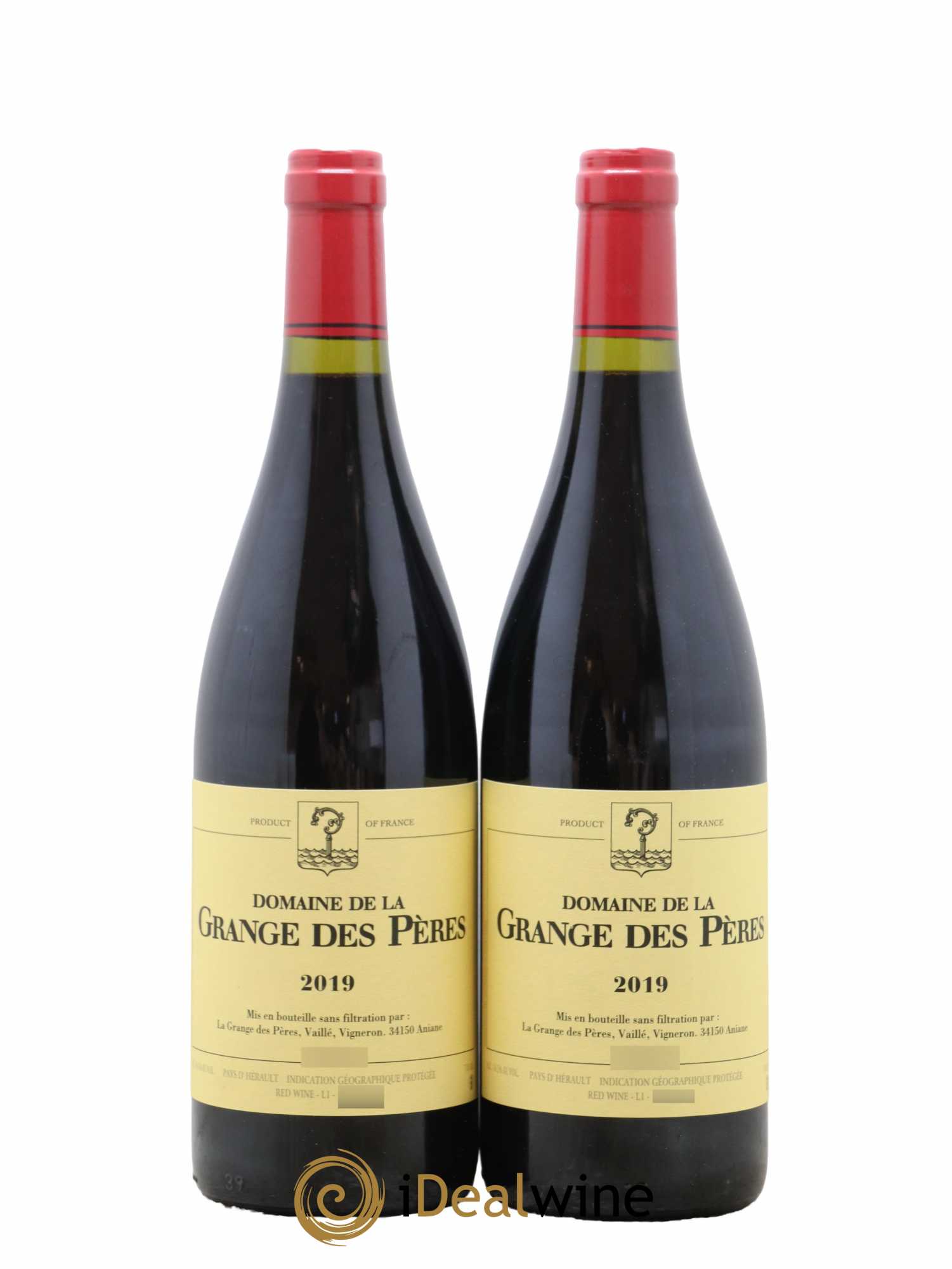 Pays d'Hérault Grange des Pères Laurent Vaillé 2019 - Lot de 2 bouteilles - 0