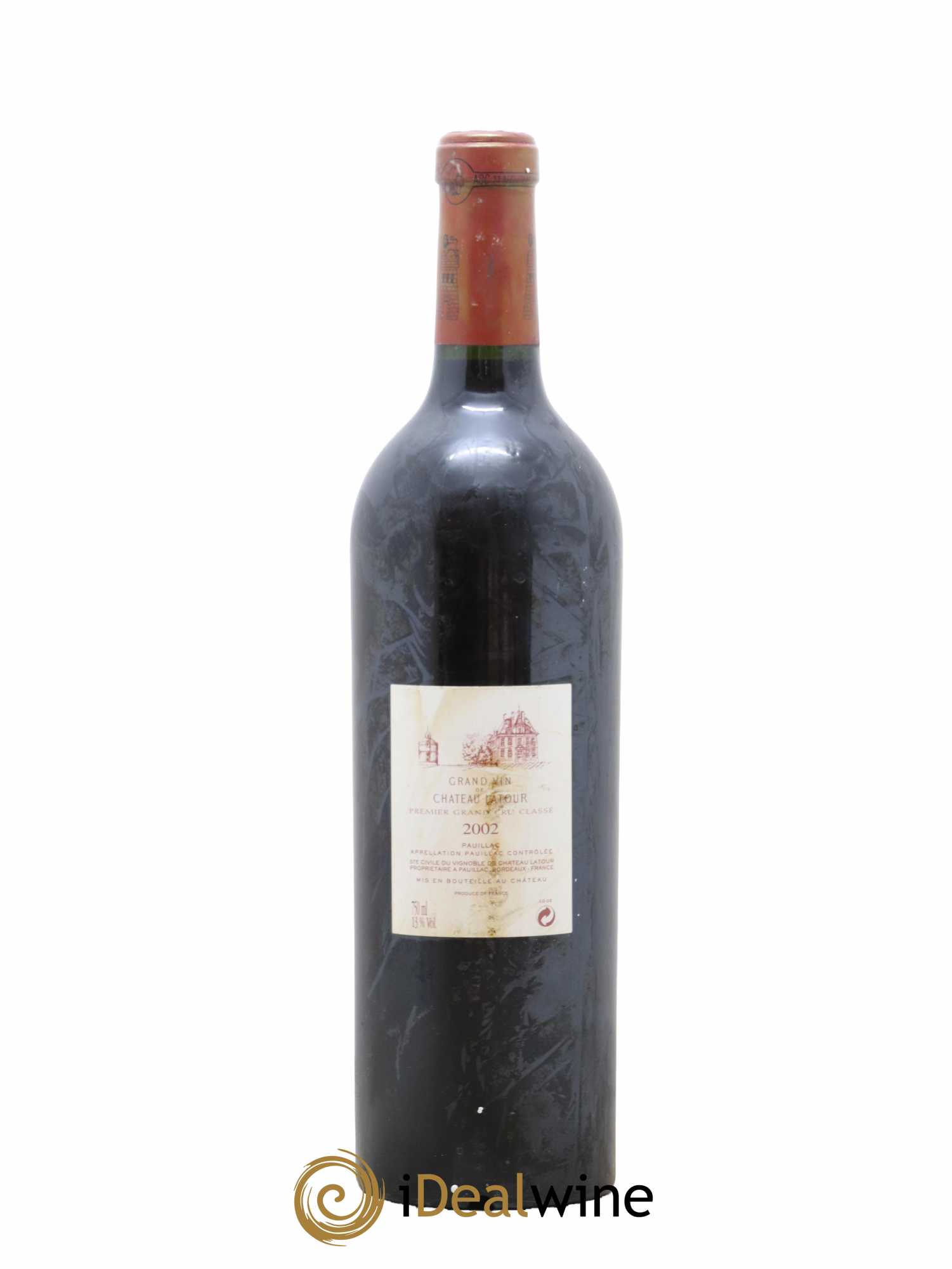 Château Latour 1er Grand Cru Classé 2002 - Lot de 1 bouteille - 1