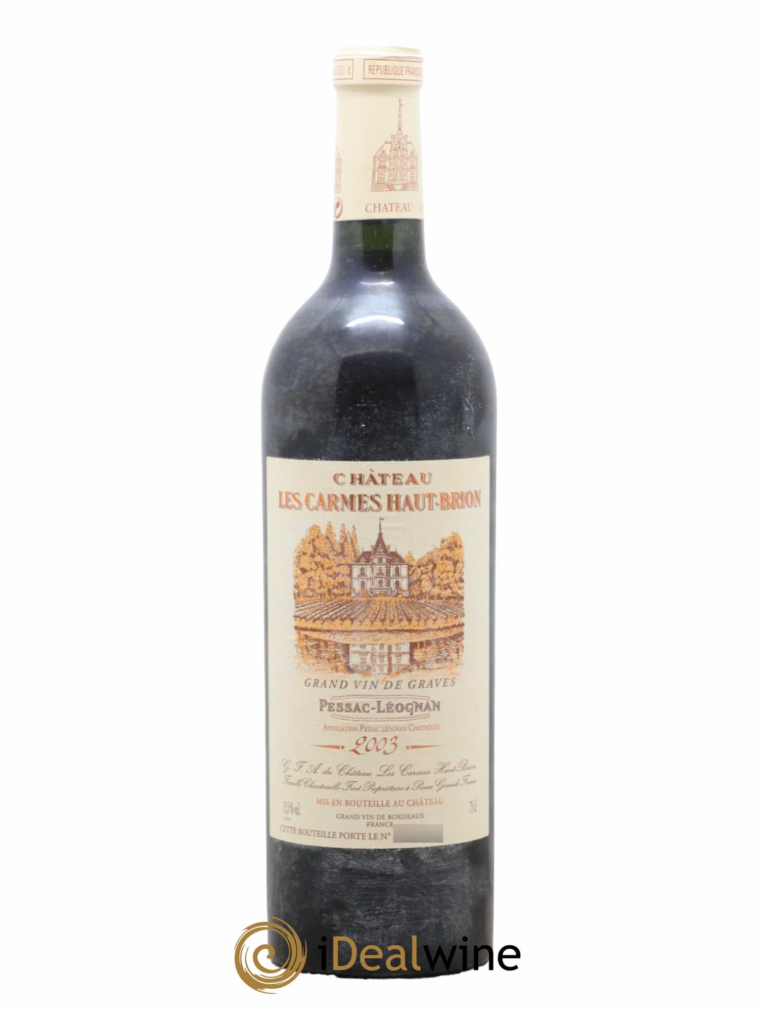 Château Les Carmes Haut-Brion 2003 - Lot de 1 bouteille - 0