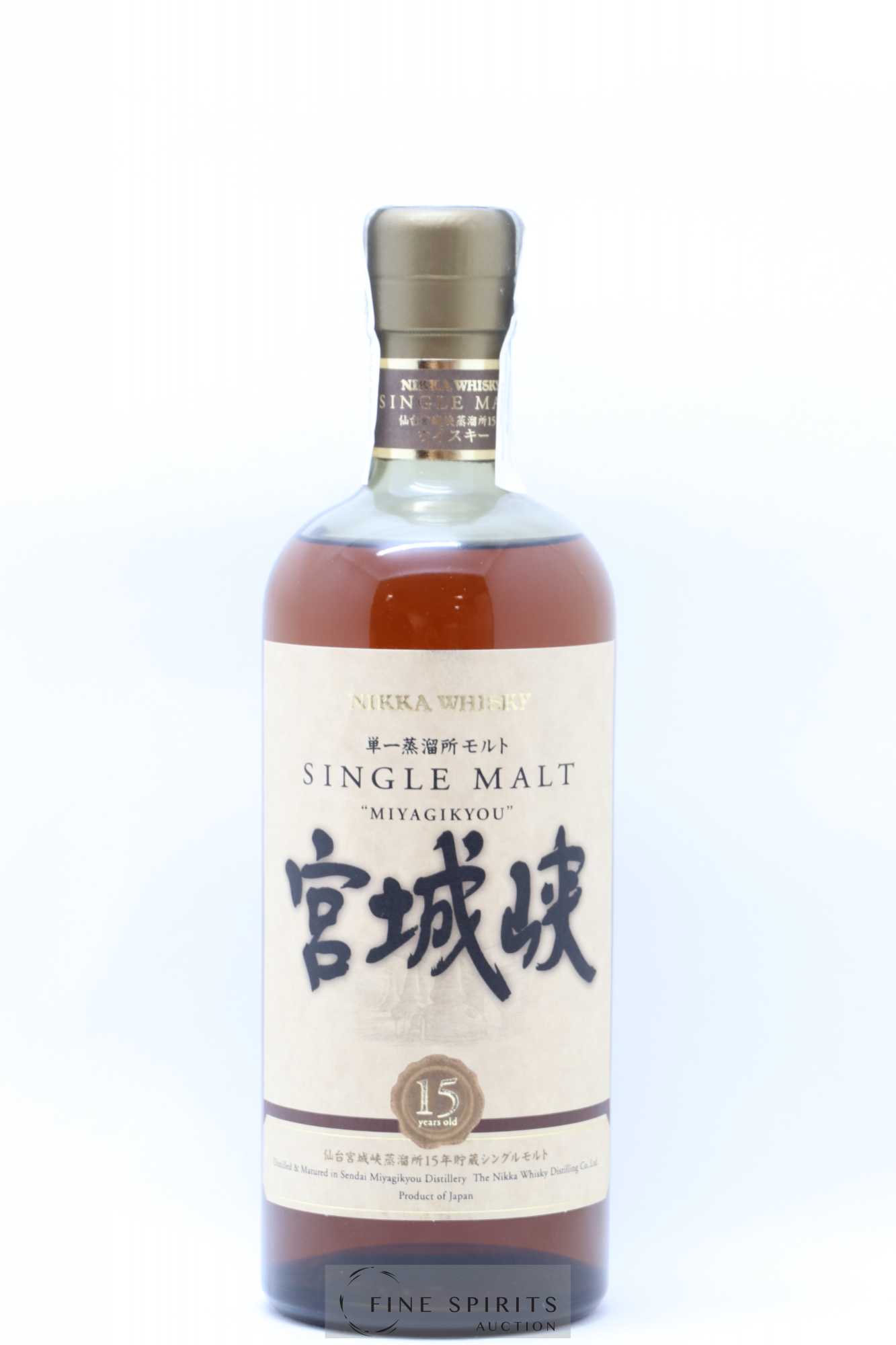 Miyagikyo 15 years Of. Nikka Whisky - Lot de 1 bouteille - 1