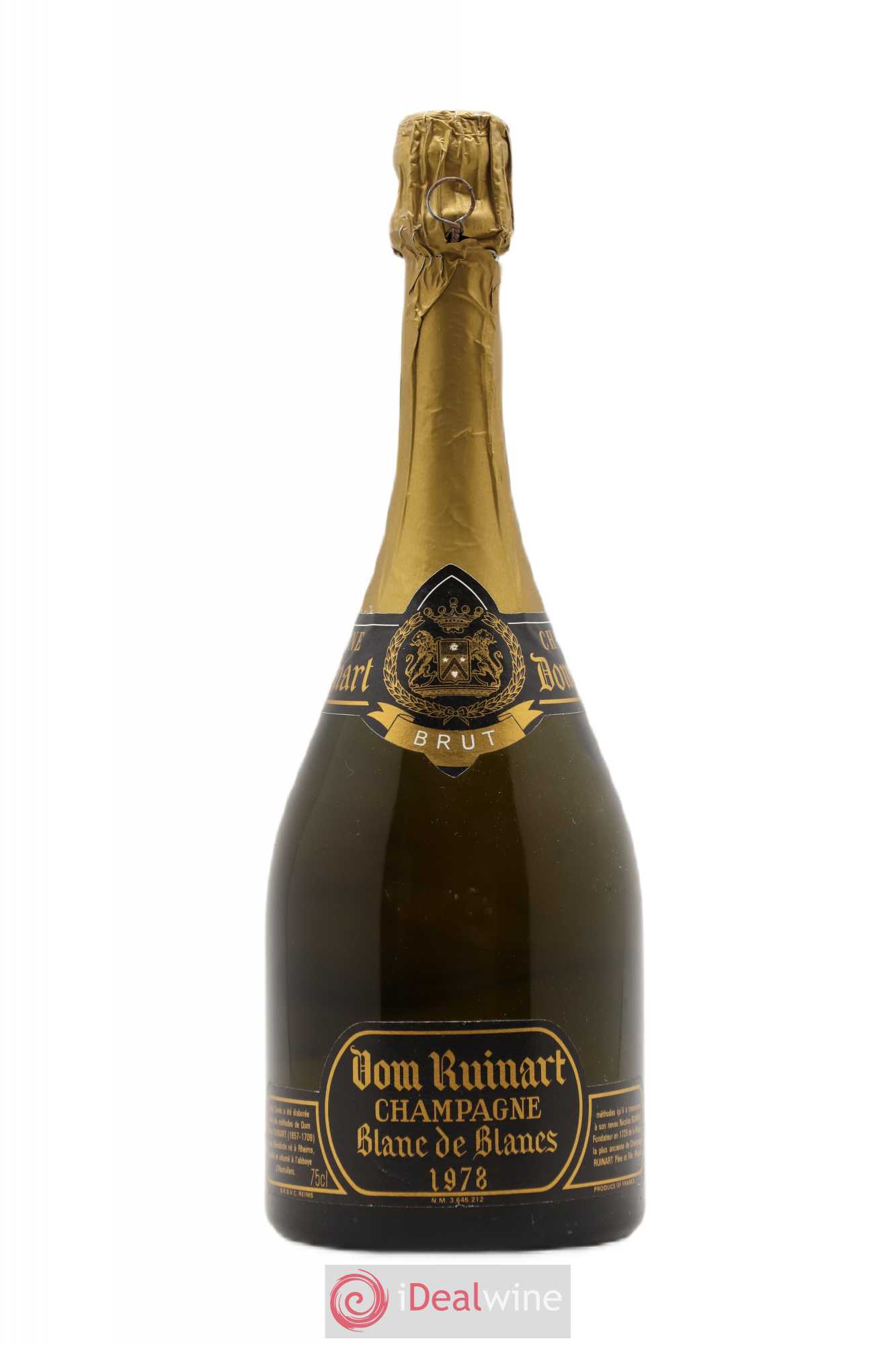 Dom Ruinart Brut Ruinart 1978 - Lot de 1 bouteille - 0
