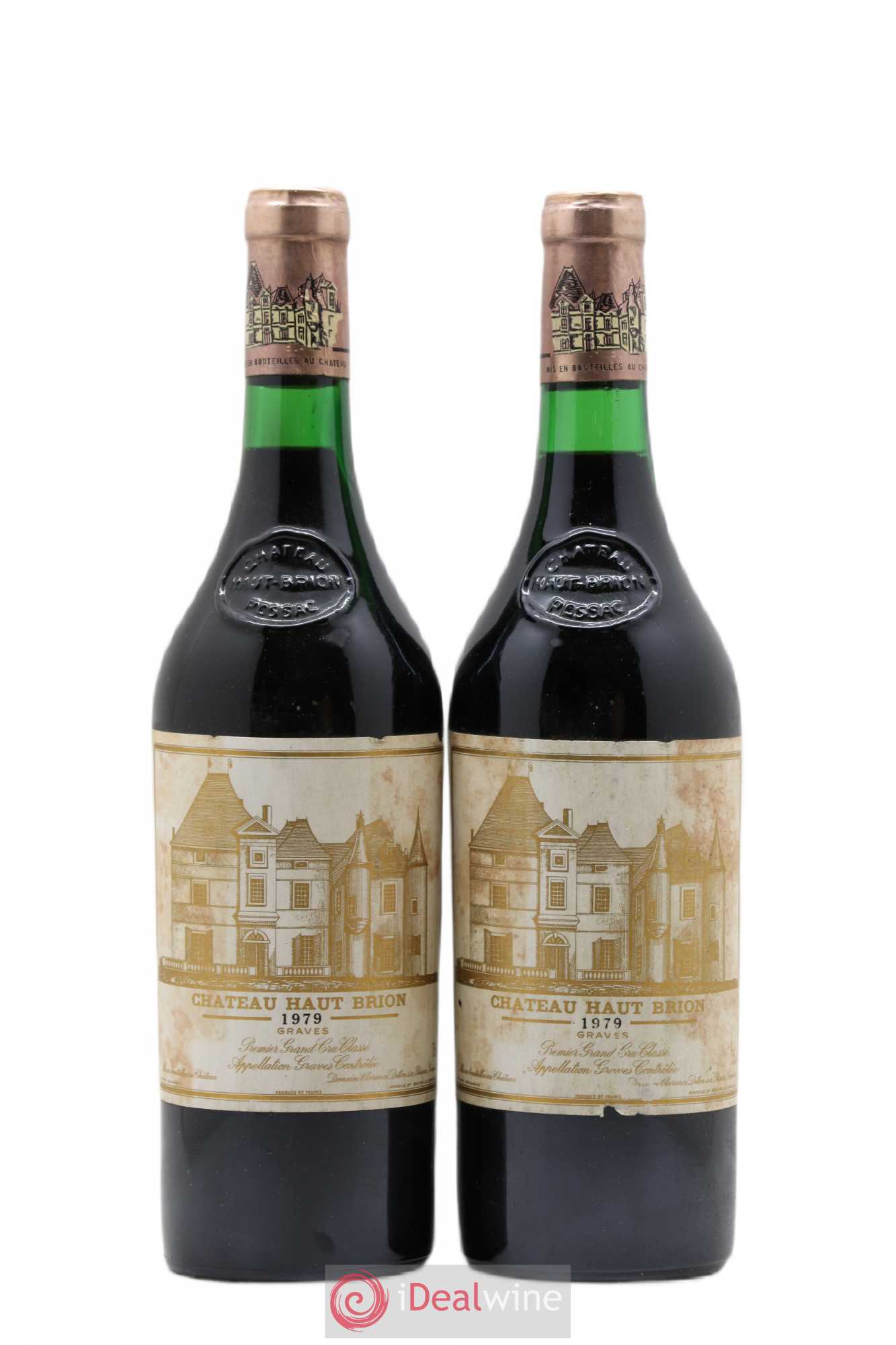 Château Haut Brion 1er Grand Cru Classé 1979 - Lot de 2 bouteilles - 0