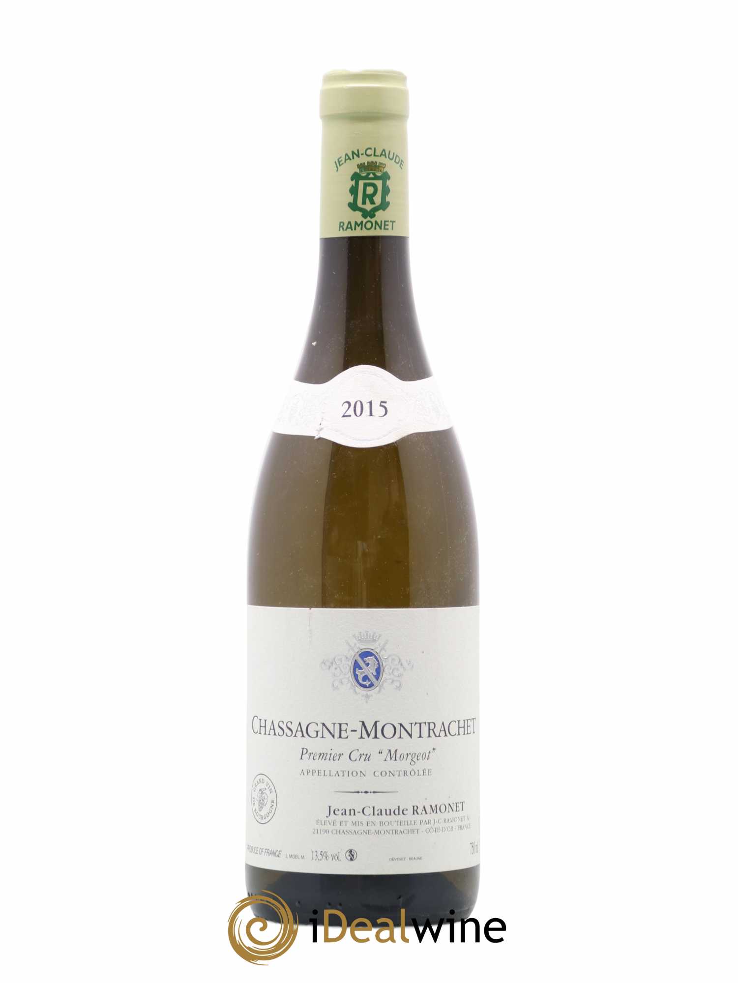 Chassagne-Montrachet 1er Cru Morgeot Ramonet (Domaine) 2015 - Lot de 1 bouteille - 0