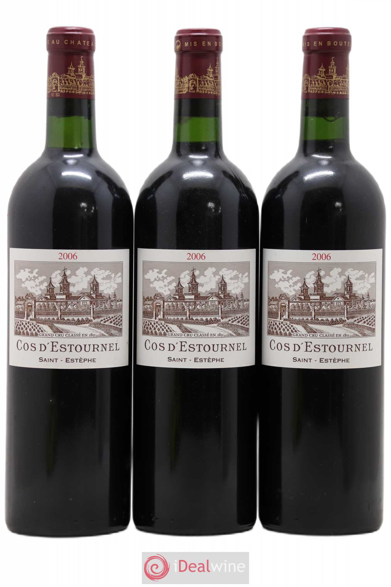 Cos d'Estournel 2ème Grand Cru Classé 2006 - Lot de 3 bouteilles - 0