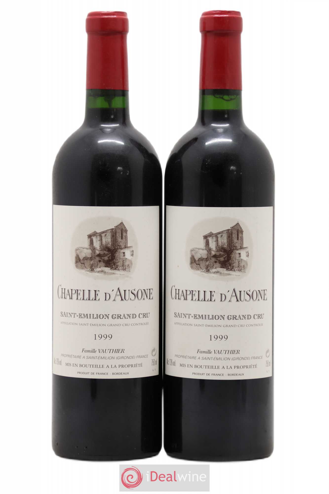 Chapelle d'Ausone Second Vin 1999 - Lot de 2 bouteilles - 0
