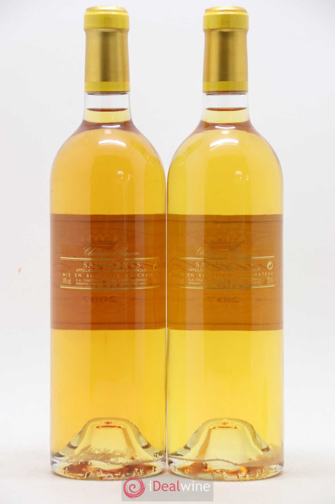 Château d' Yquem 1er Cru Classé Supérieur 2007 - Lotto di 2 bottiglie - 1