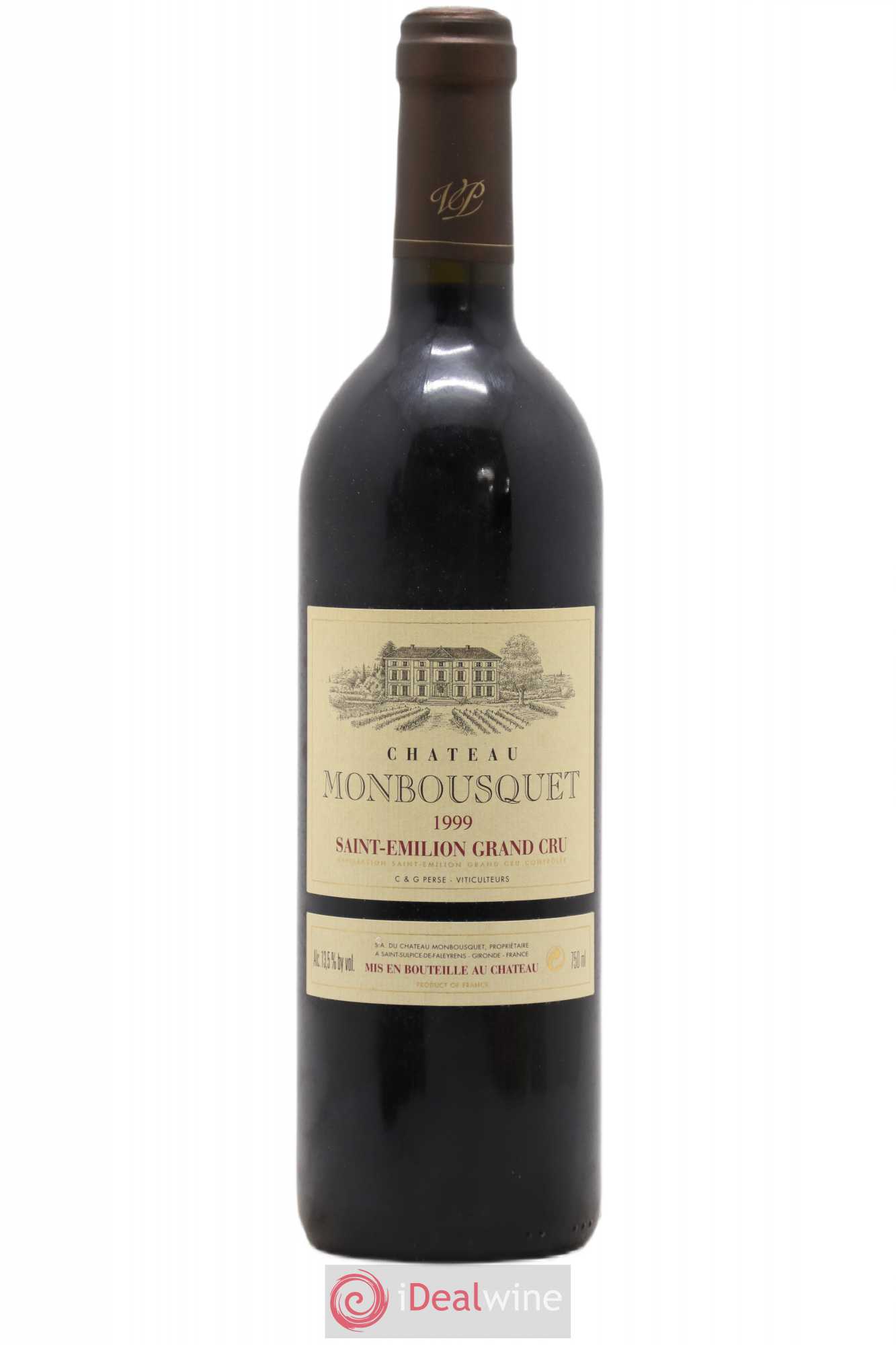 Château Monbousquet Grand Cru Classé 1999 - Lot de 1 bouteille - 0