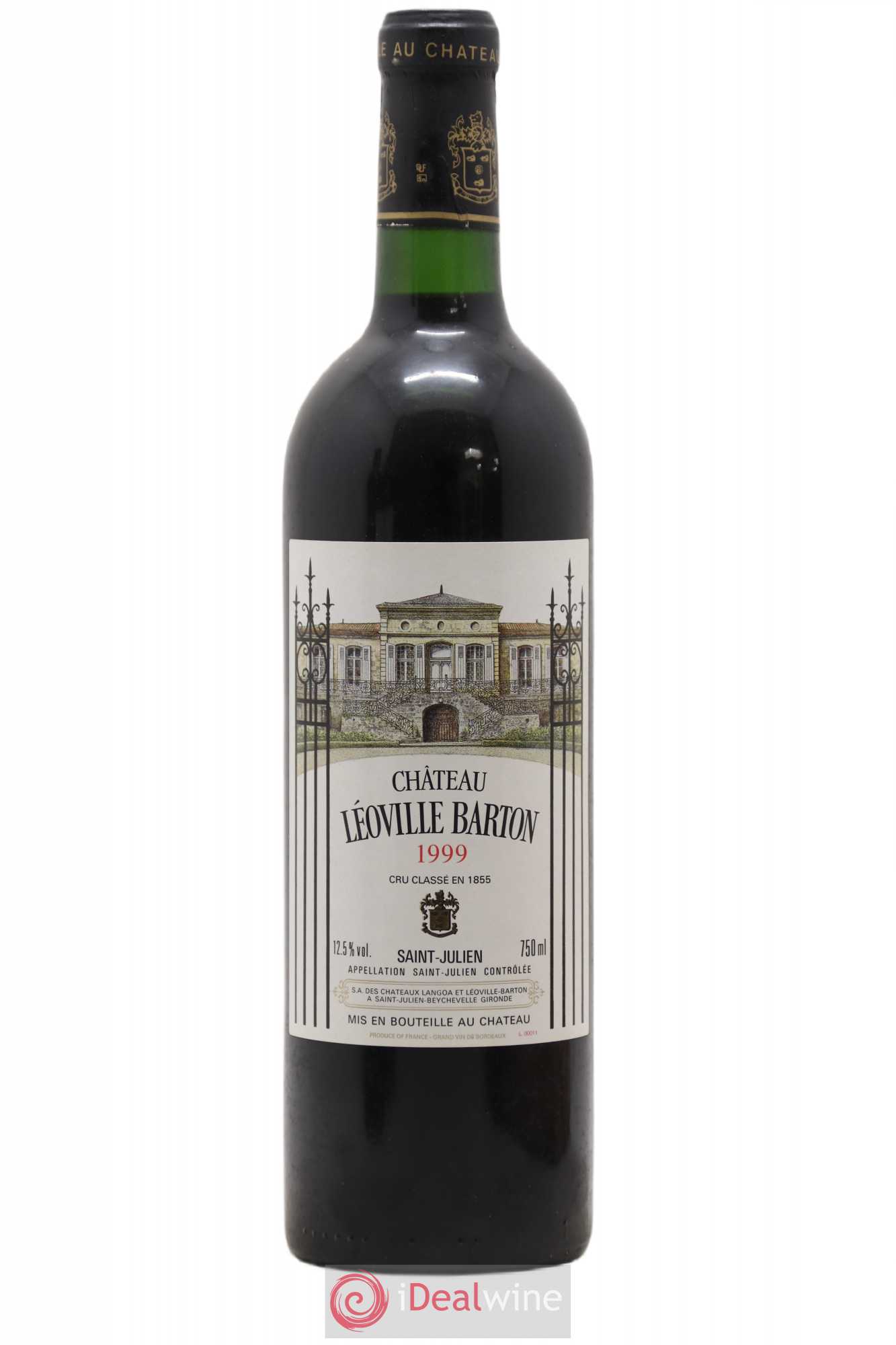 Château Léoville Barton 2ème Grand Cru Classé 1999 - Lot de 1 bouteille - 0