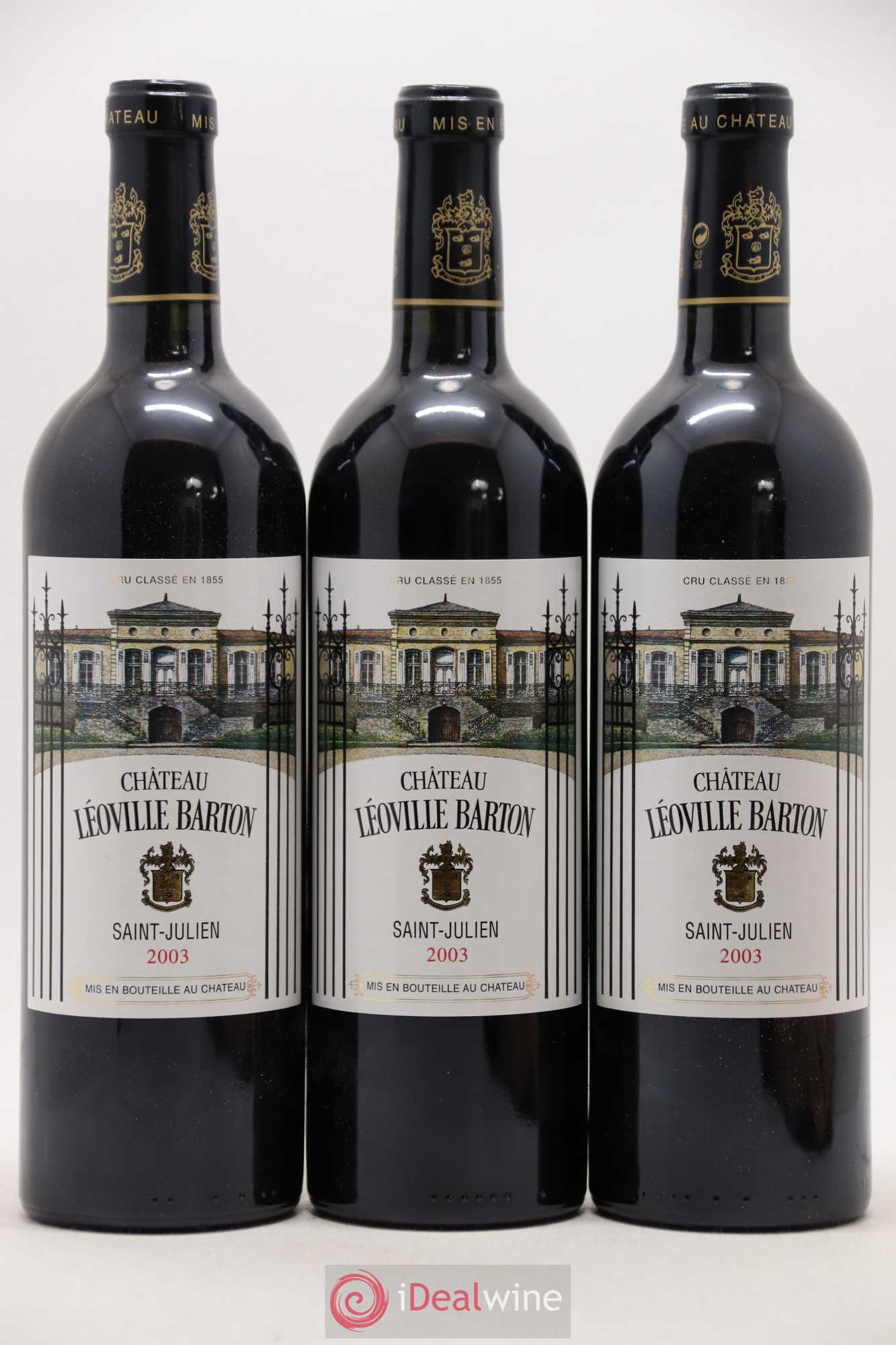 Château Léoville Barton 2ème Grand Cru Classé 2003 - Lot de 12 bouteilles - 2