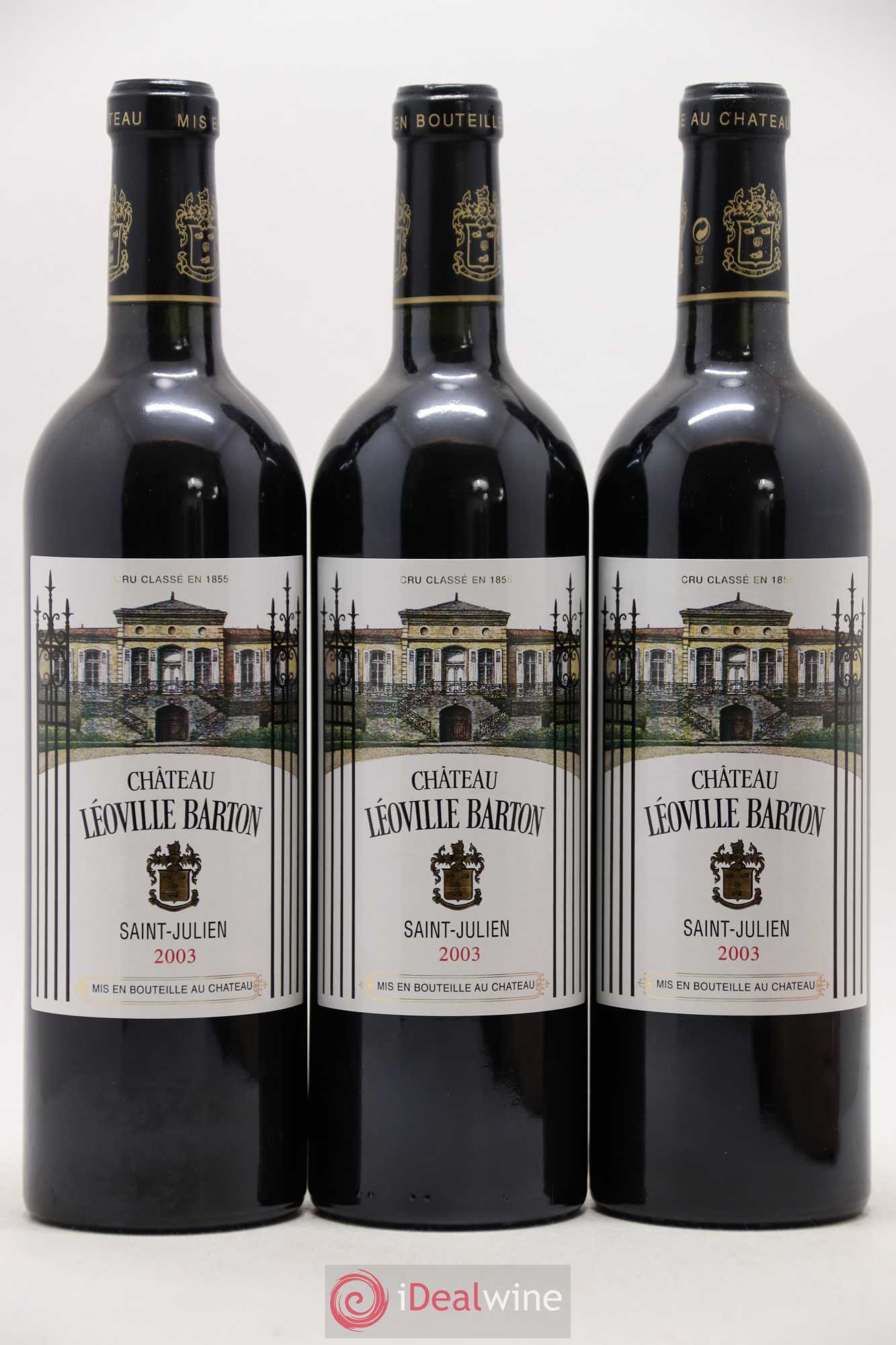 Château Léoville Barton 2ème Grand Cru Classé 2003 - Lot de 12 bouteilles - 3