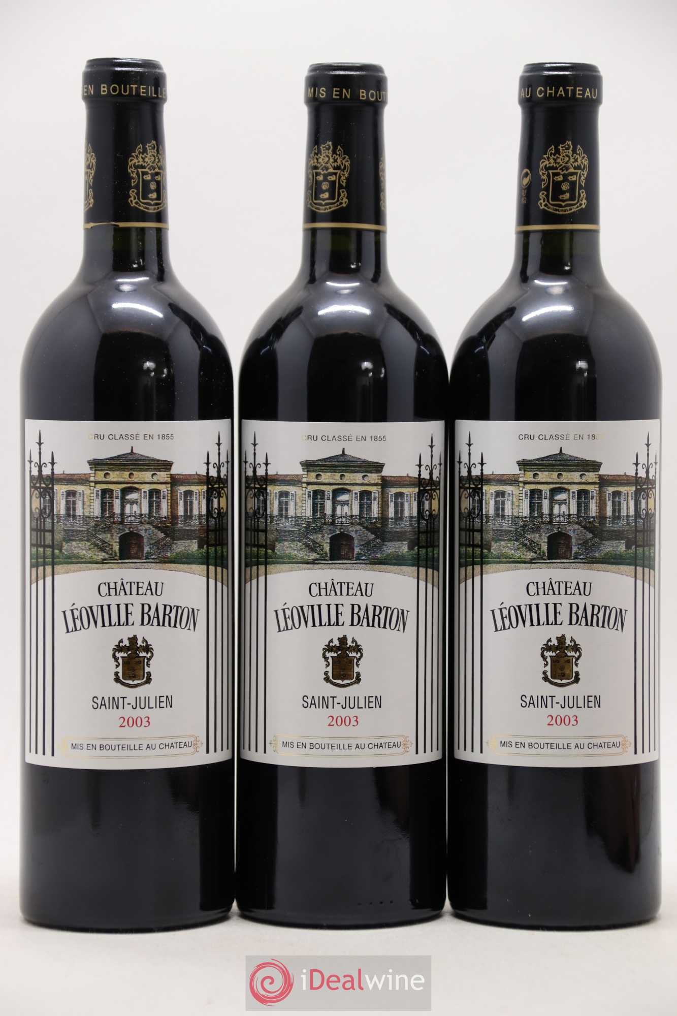 Château Léoville Barton 2ème Grand Cru Classé 2003 - Lot de 12 bouteilles - 4