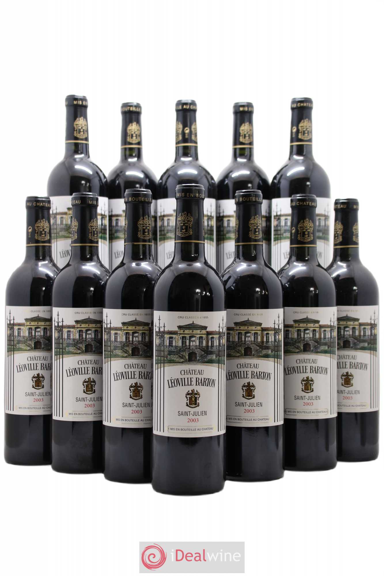 Château Léoville Barton 2ème Grand Cru Classé 2003 - Lot de 12 bouteilles - 0