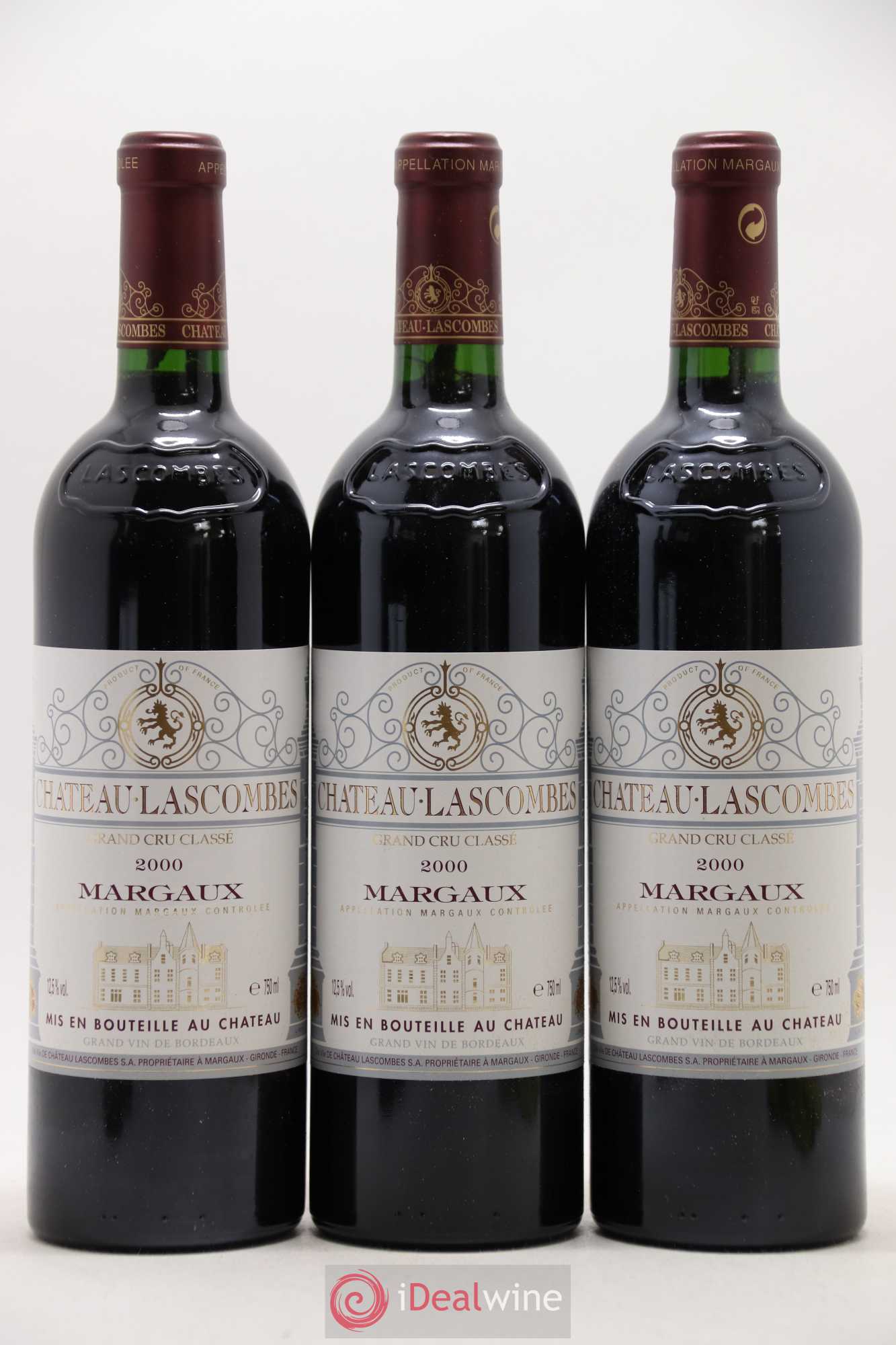 Château Lascombes 2ème Grand Cru Classé 2000 - Lot de 12 bouteilles - 1