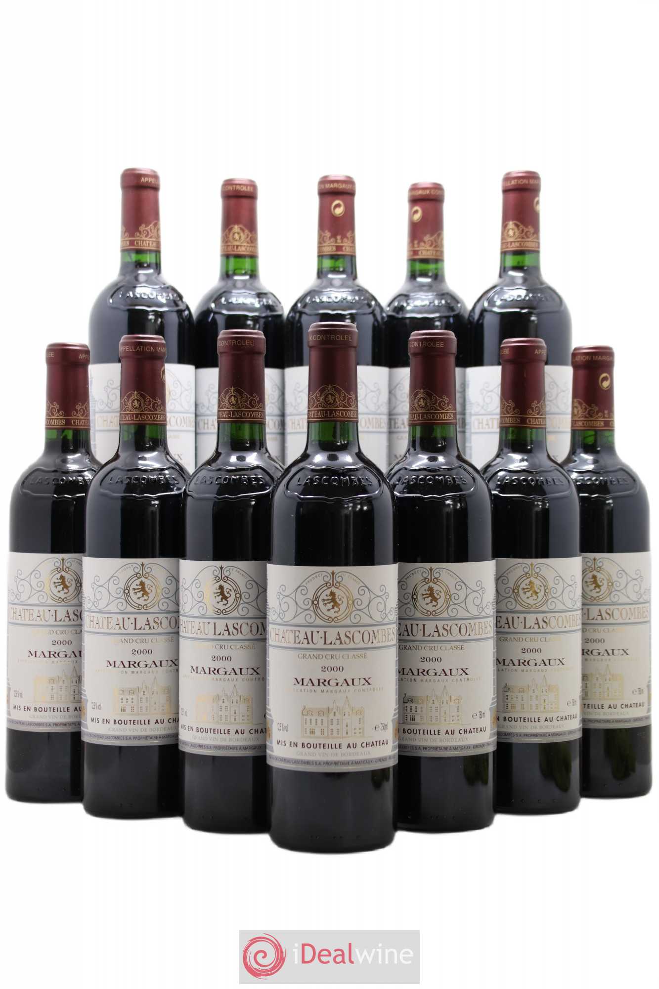 Château Lascombes 2ème Grand Cru Classé 2000 - Lot de 12 bouteilles - 0