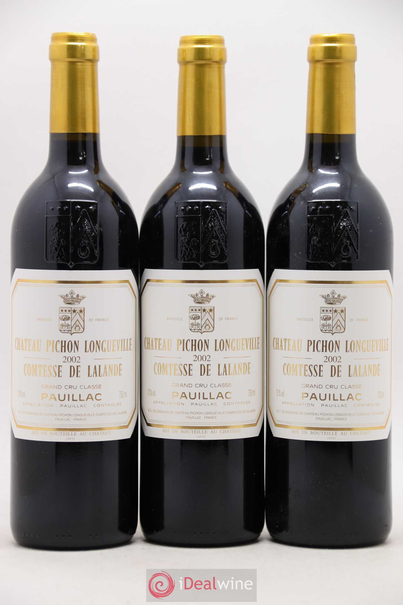 Château Pichon Longueville Comtesse de Lalande 2ème Grand Cru Classé 2002 - Lot de 12 bouteilles - 2